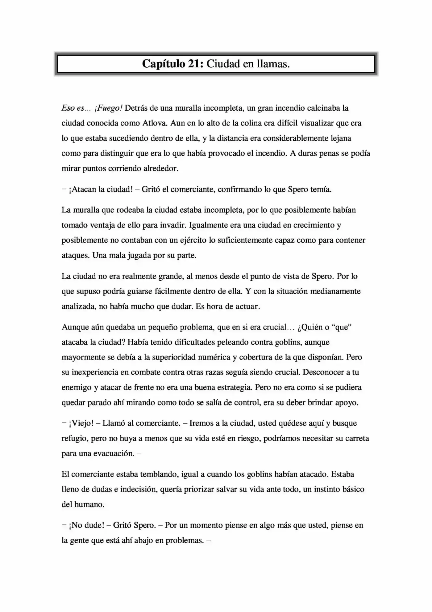 La Profecía Del Héroe (Novela) - Capítulo 21 - Página 1 - LectorTMOo