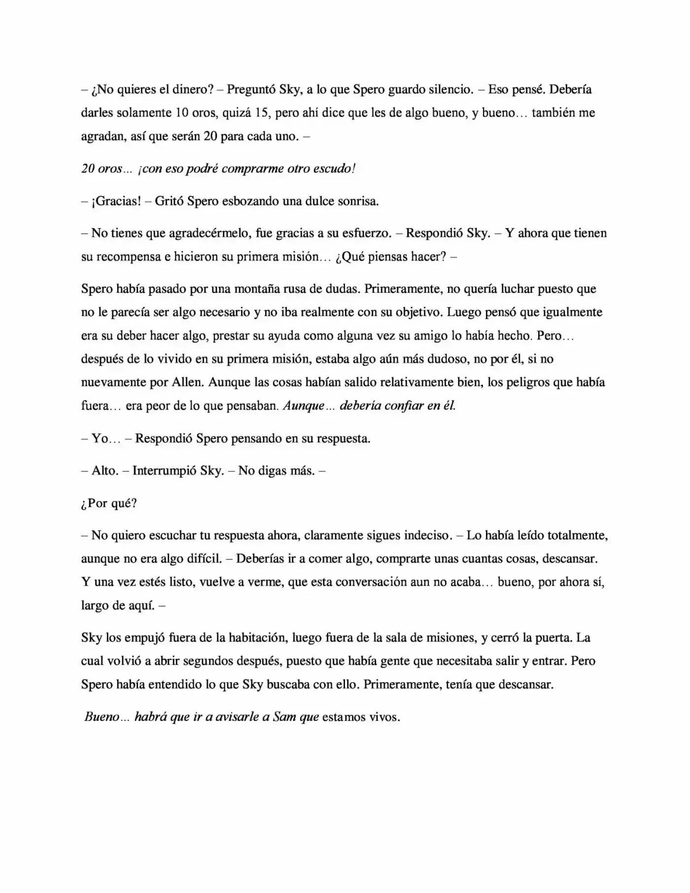 La Profecía Del Héroe (Novela) - Capítulo 22 - Página 22 - LectorTMOo