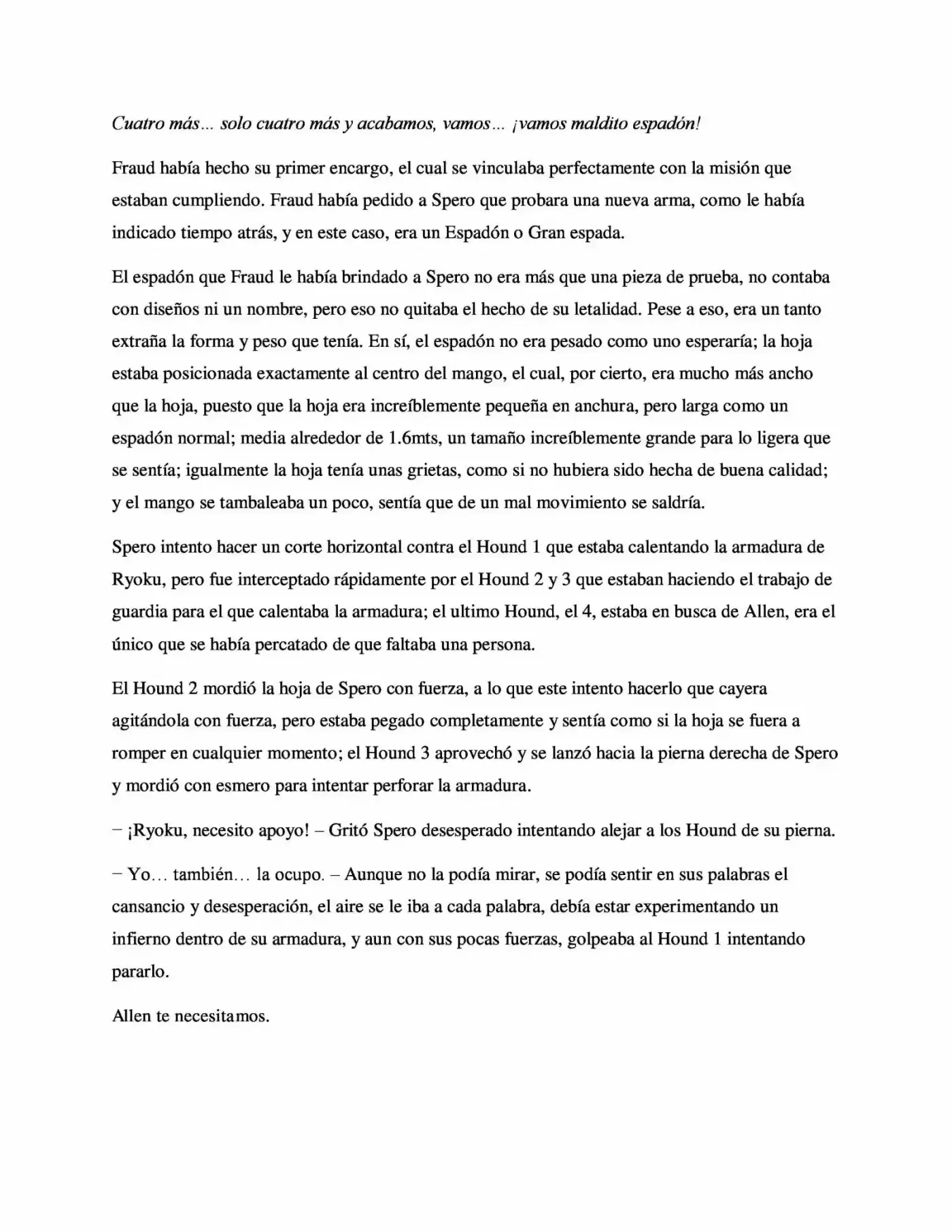 La Profecía Del Héroe (Novela) - Capítulo 25 - Página 4 - LectorTMOo