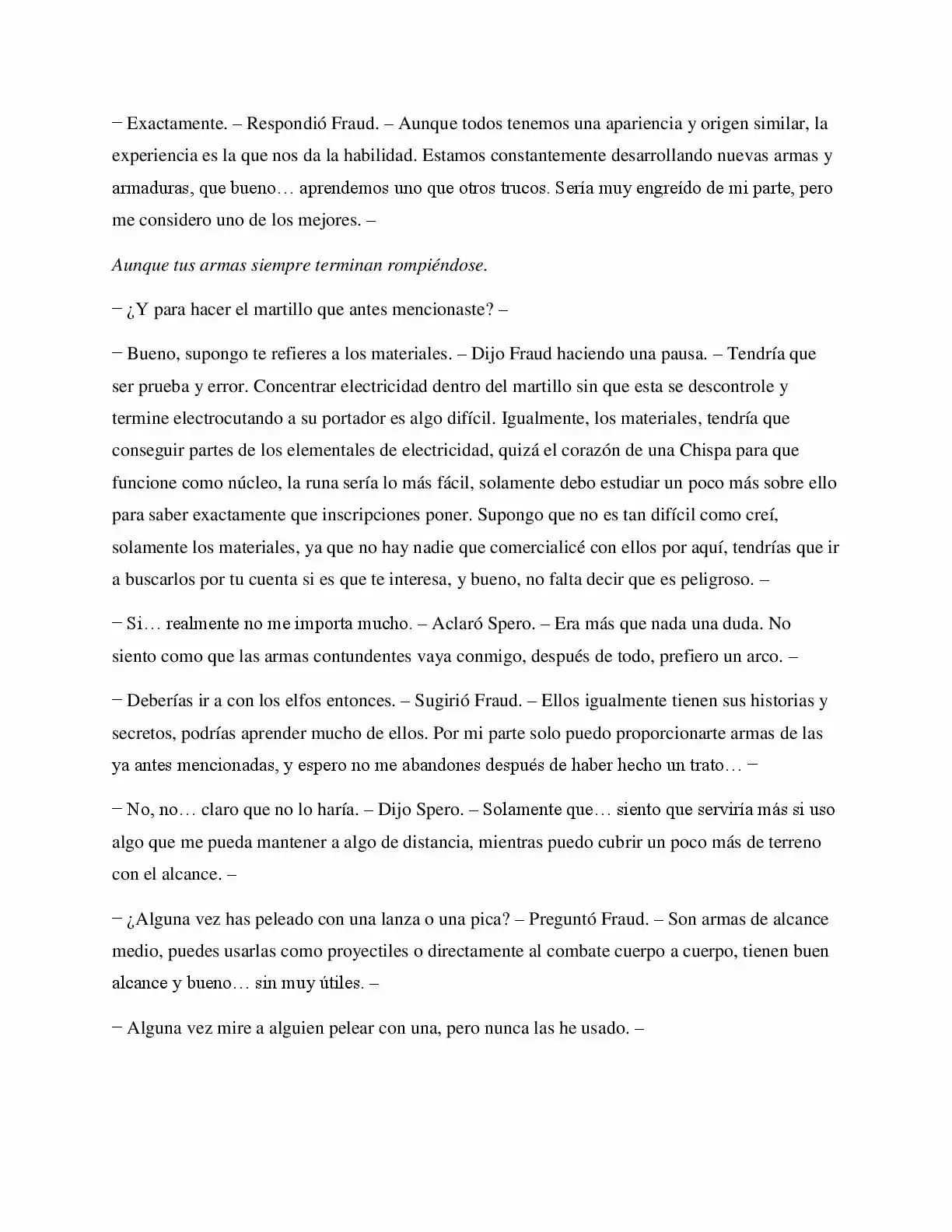 La Profecía Del Héroe (Novela) - Capítulo 27 - Página 8 - LectorTMOo