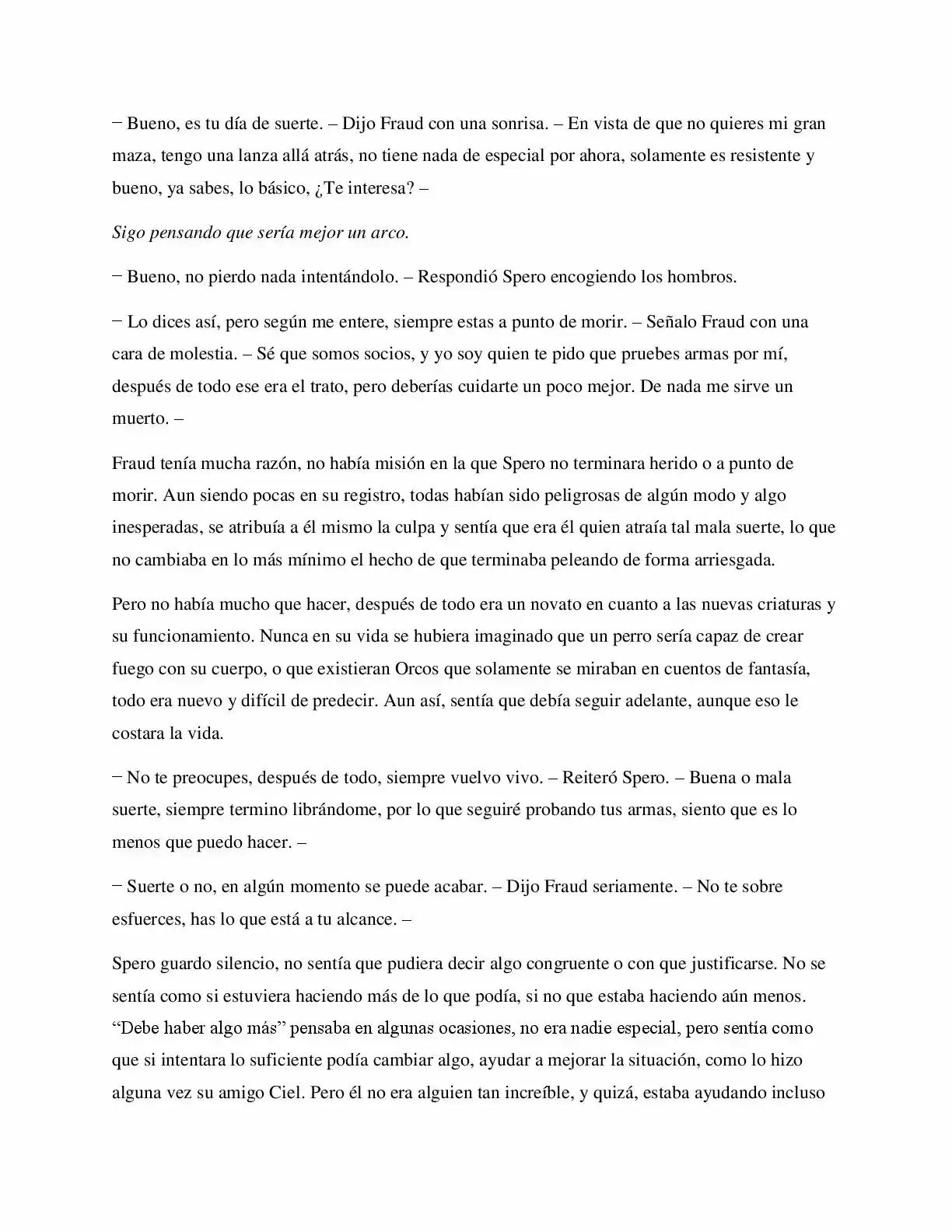 La Profecía Del Héroe (Novela) - Capítulo 27 - Página 9 - LectorTMOo