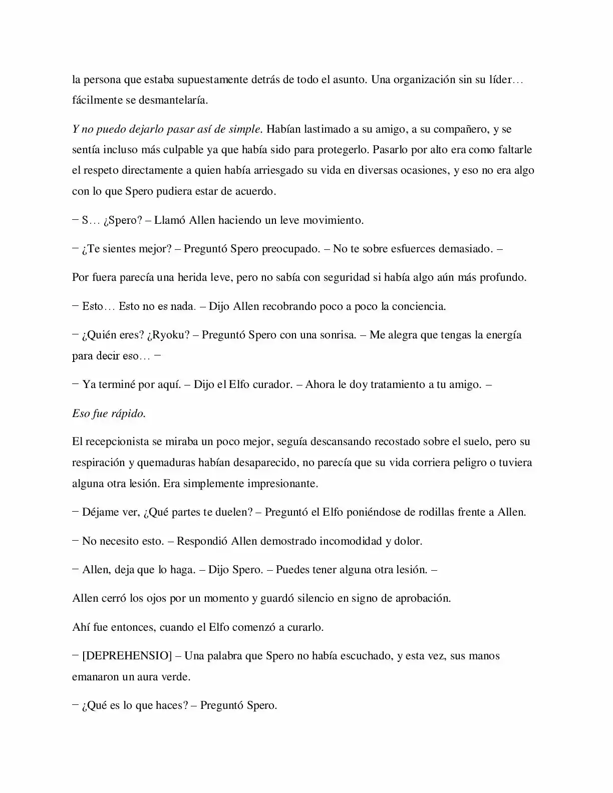 La Profecía Del Héroe (Novela) - Capítulo 28 - Página 9 - LectorTMOo