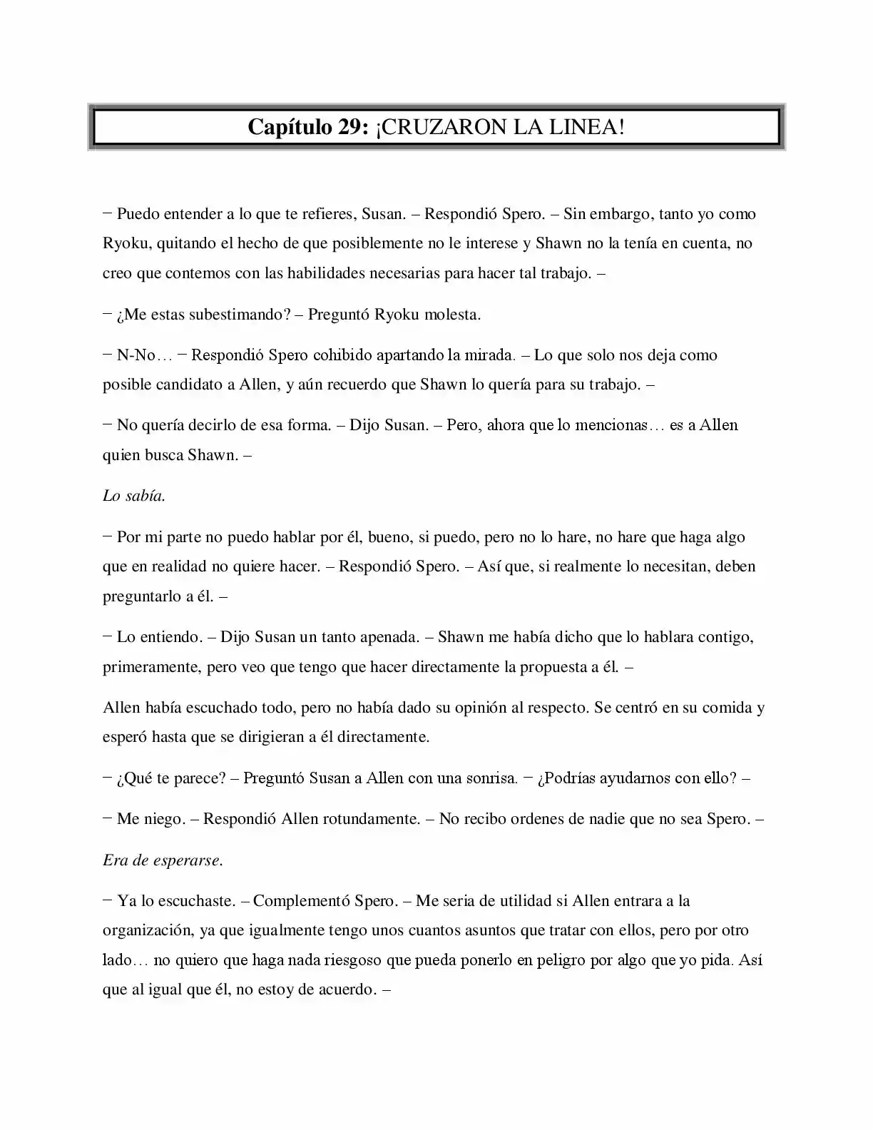 La Profecía Del Héroe (Novela) - Capítulo 29 - Página 1 - LectorTMOo