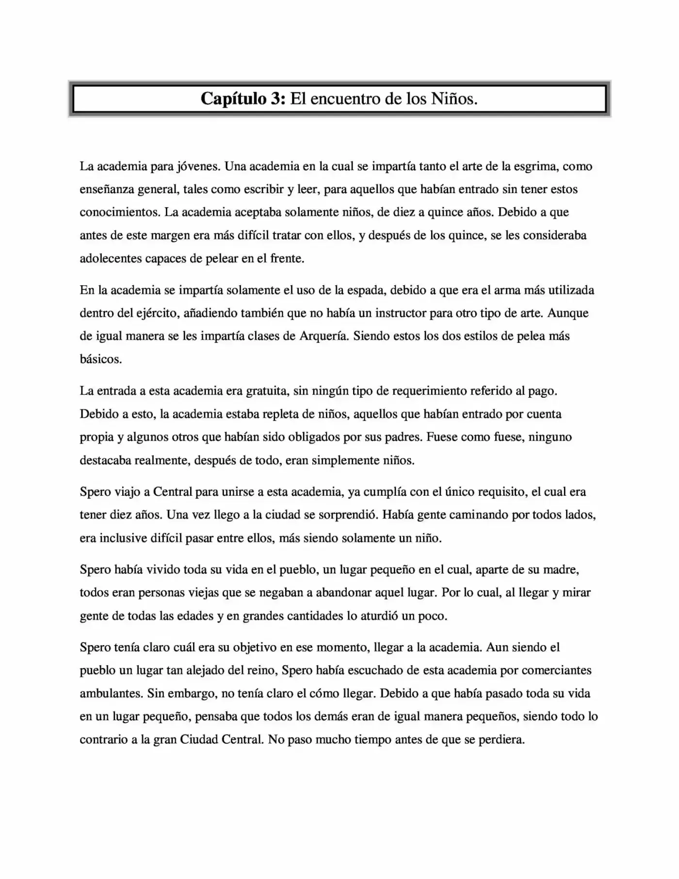La Profecía Del Héroe (Novela) - Capítulo 3 - Página 1 - LectorTMOo