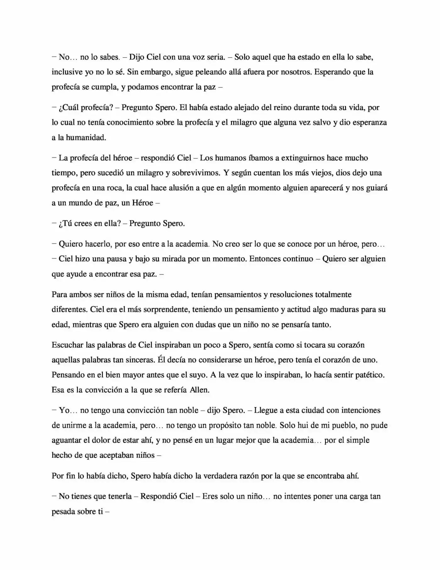 La Profecía Del Héroe (Novela) - Capítulo 3 - Página 14 - LectorTMOo