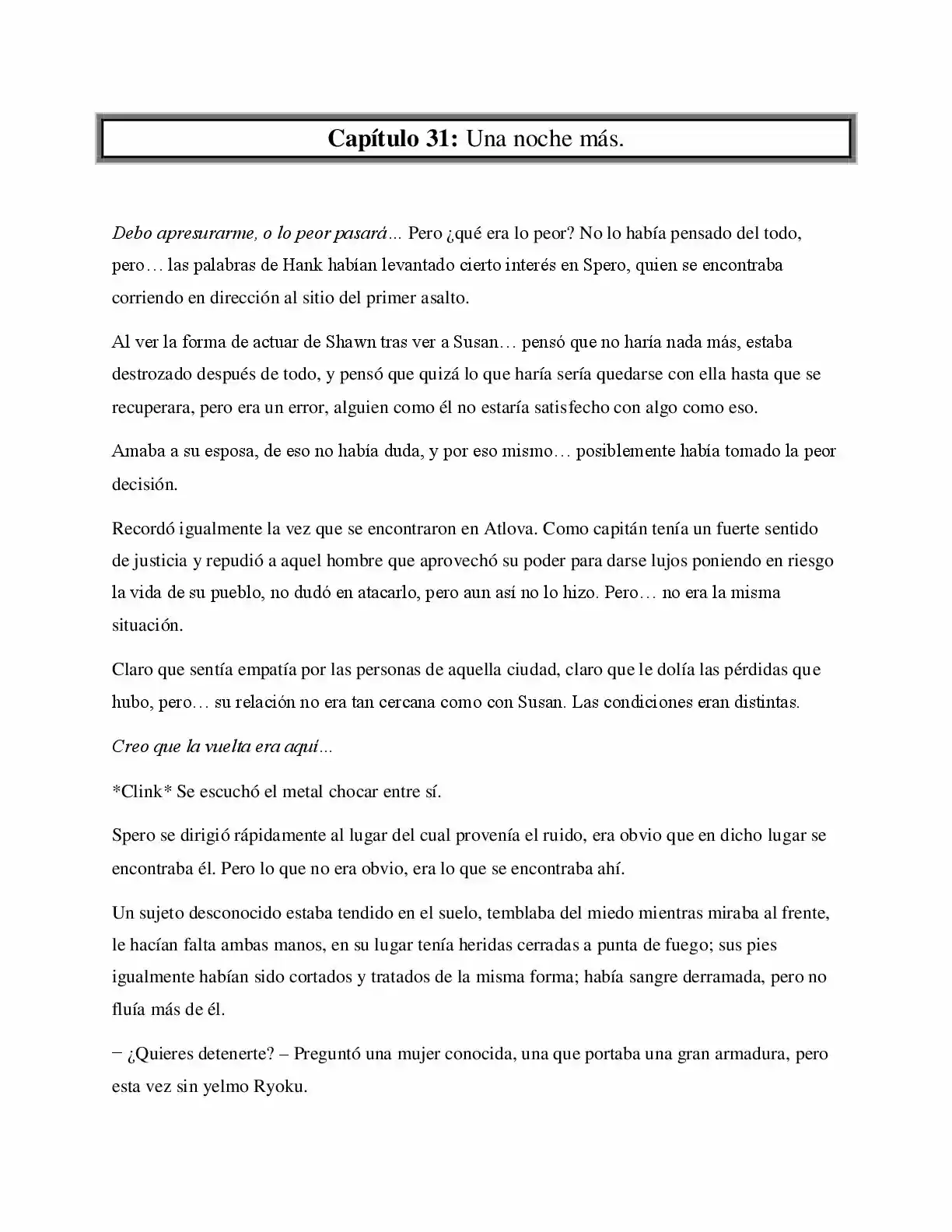 La Profecía Del Héroe (Novela) - Capítulo 31 - Página 1 - LectorTMOo