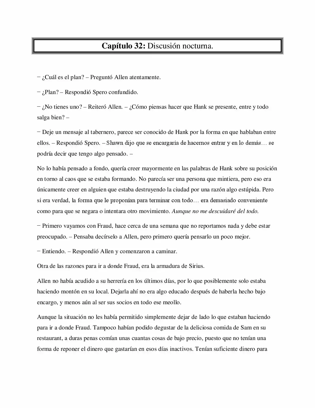 La Profecía Del Héroe (Novela) - Capítulo 32 - Página 1 - LectorTMOo