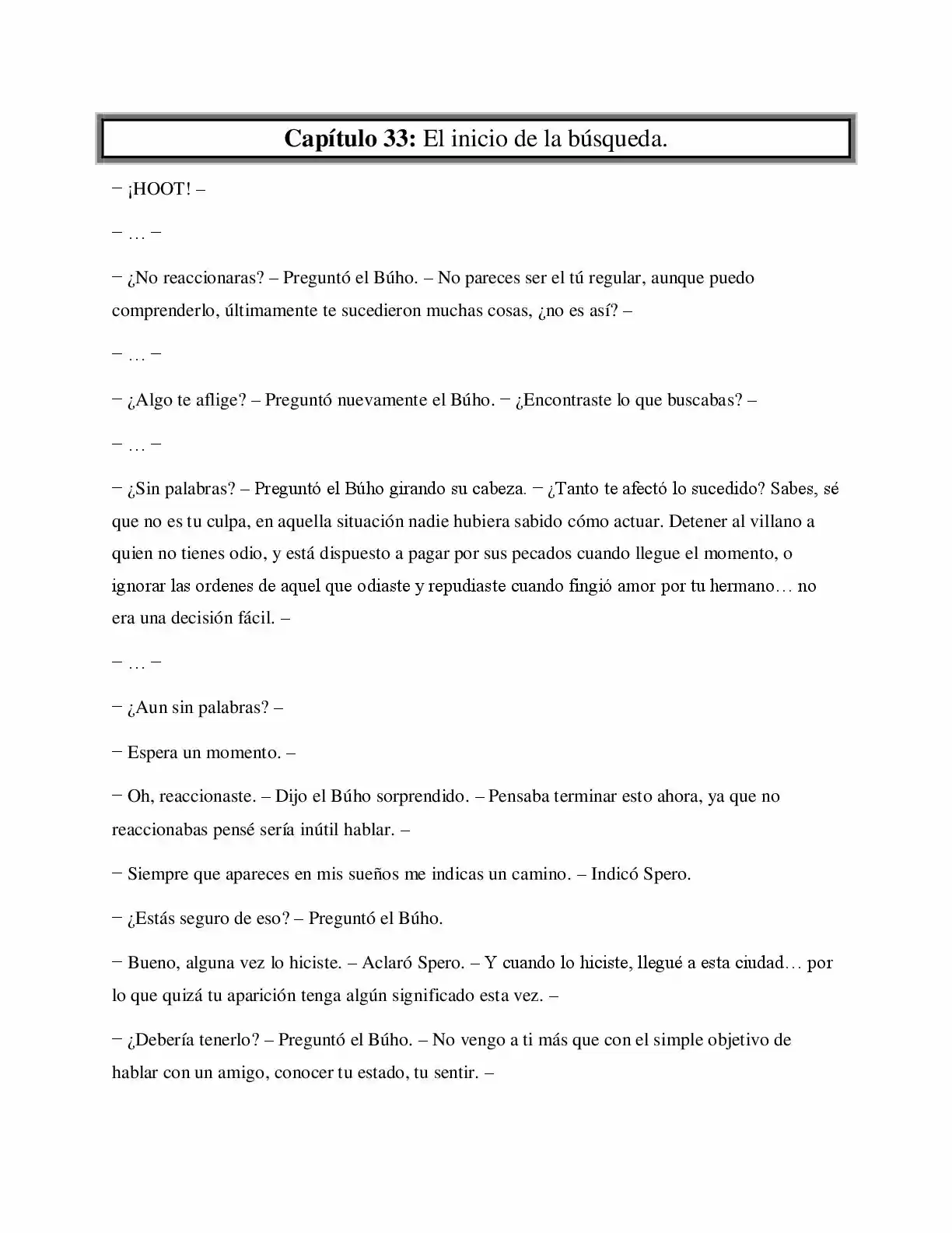La Profecía Del Héroe (Novela) - Capítulo 33 - Página 1 - LectorTMOo