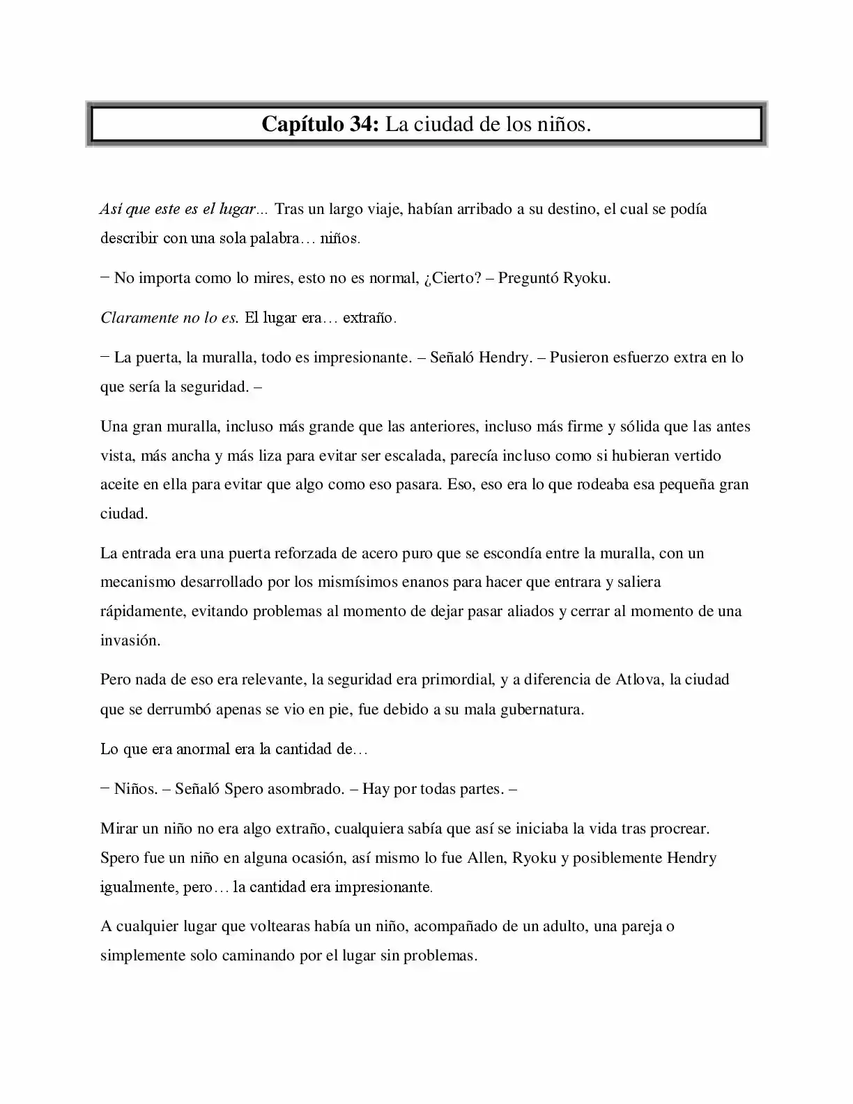 La Profecía Del Héroe (Novela) - Capítulo 34 - Página 1 - LectorTMOo