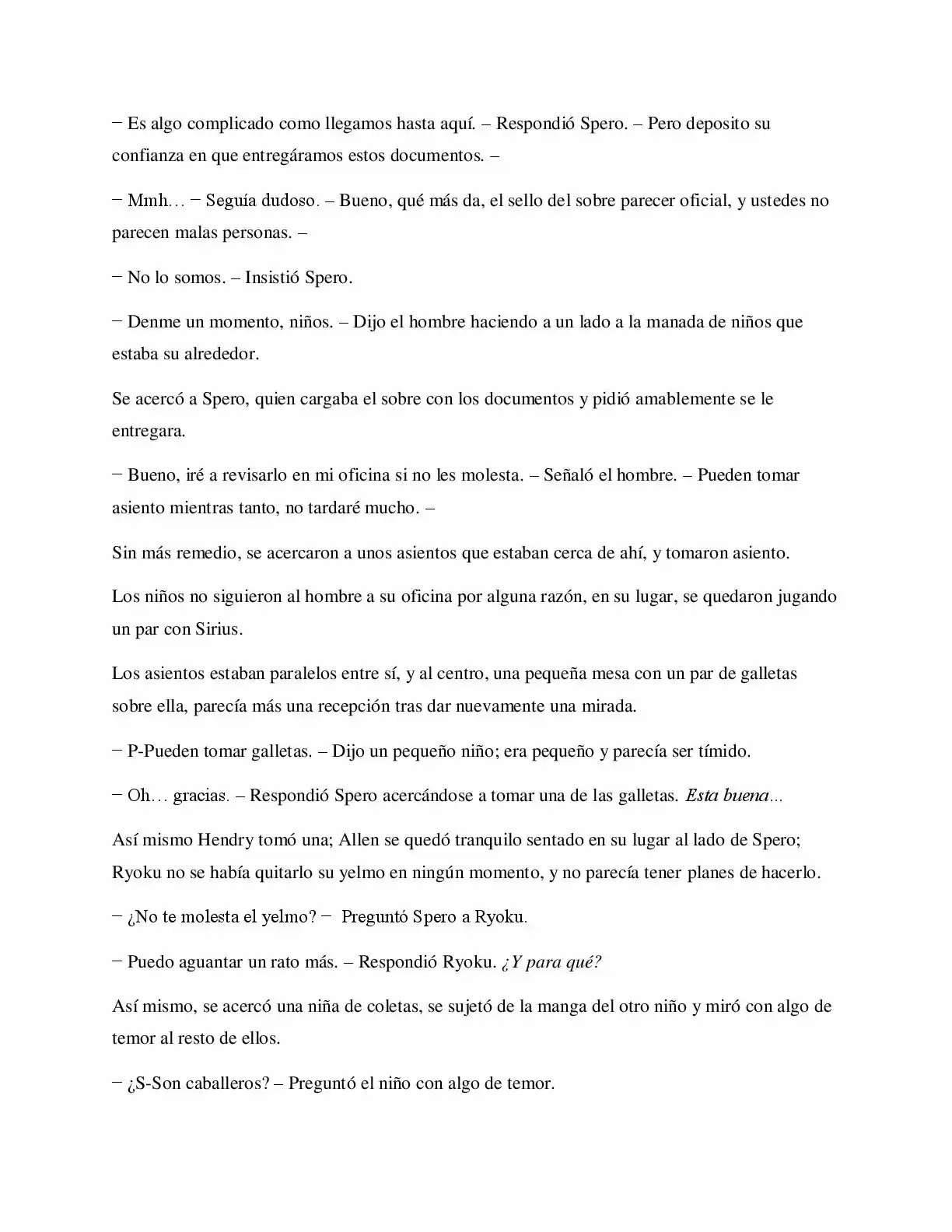 La Profecía Del Héroe (Novela) - Capítulo 34 - Página 8 - LectorTMOo