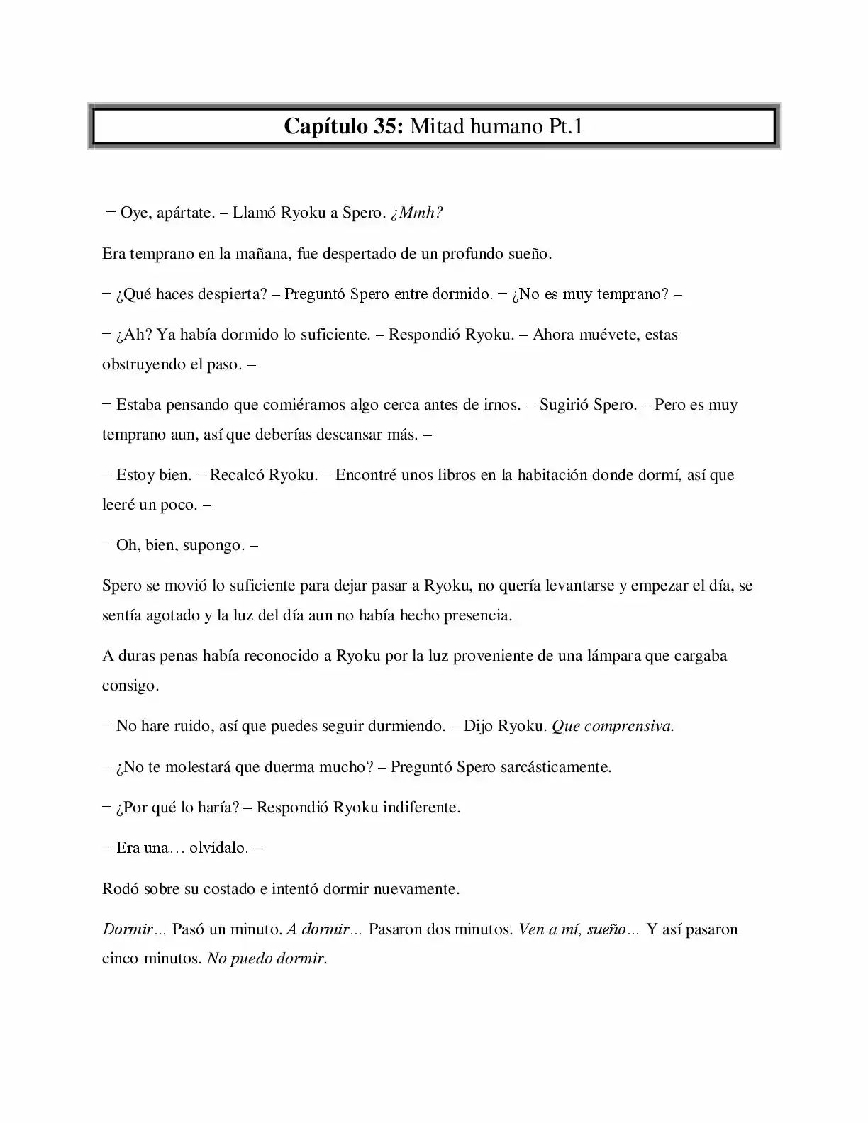 La Profecía Del Héroe (Novela) - Capítulo 35 - Página 1 - LectorTMOo