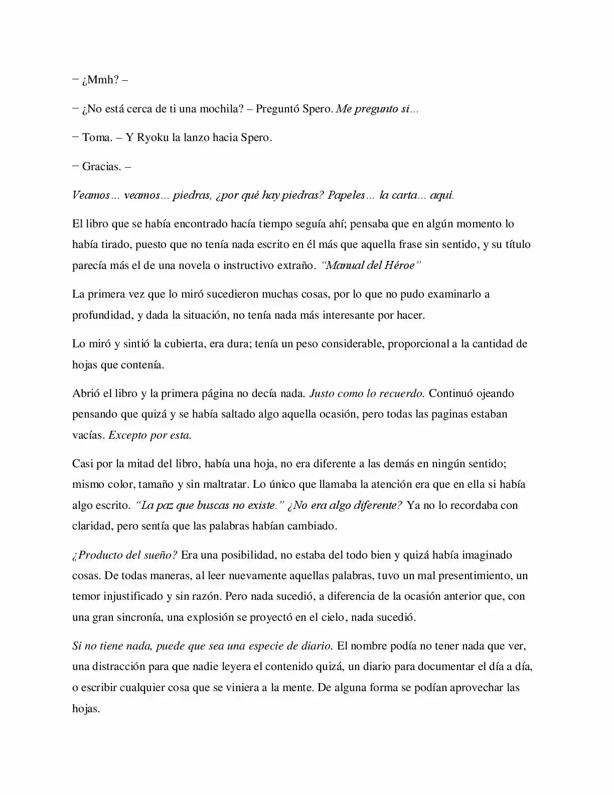 La Profecía Del Héroe (Novela) - Capítulo 35 - Página 3 - LectorTMOo