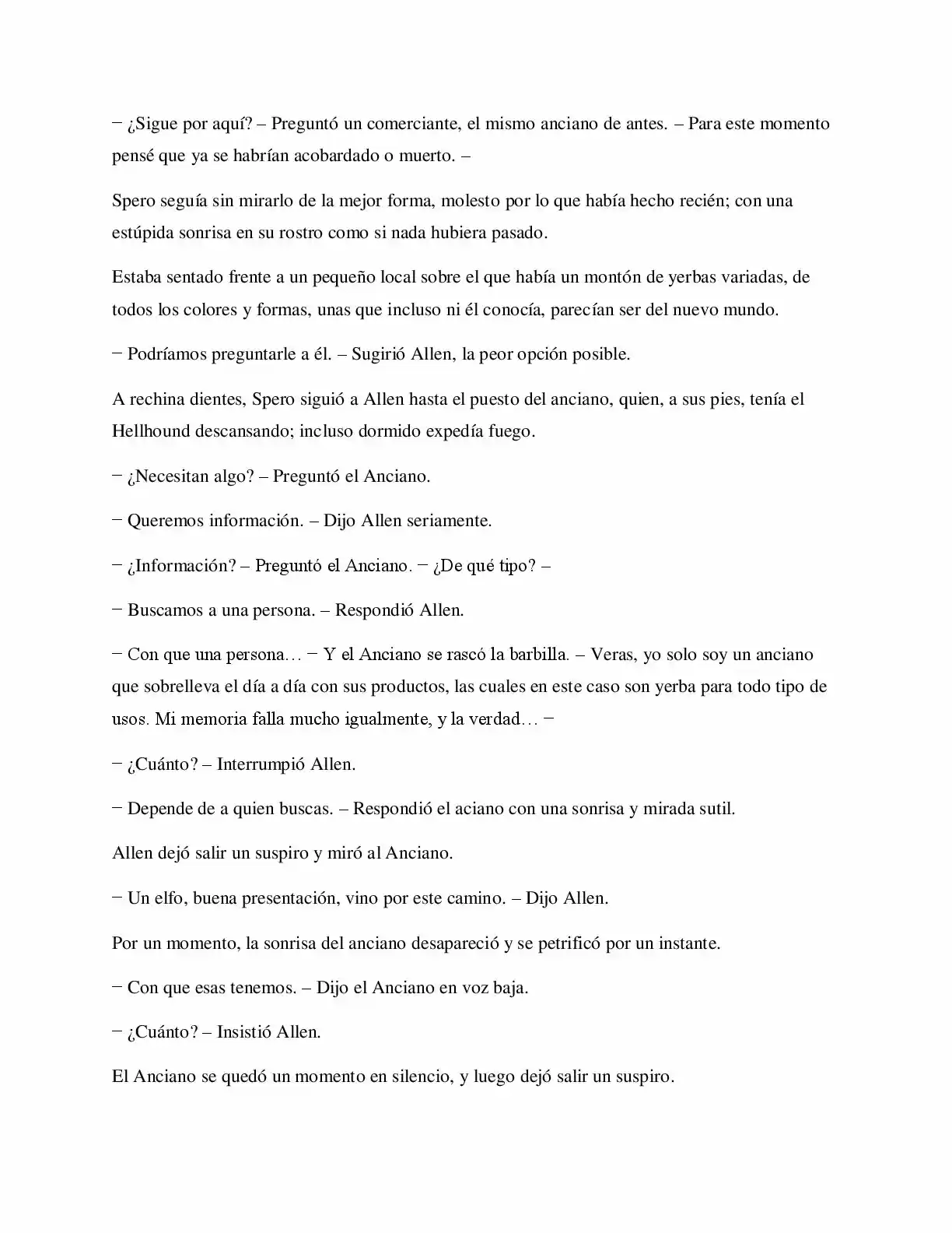 La Profecía Del Héroe (Novela) - Capítulo 36 - Página 8 - LectorTMOo