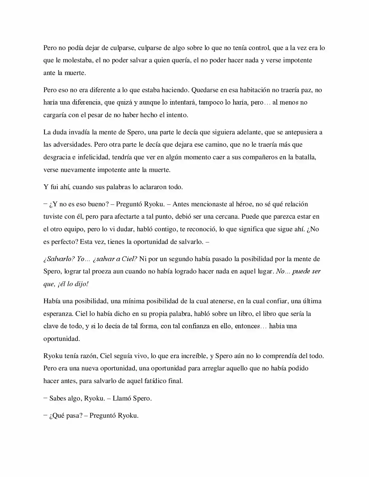 La Profecía Del Héroe (Novela) - Capítulo 39 - Página 8 - LectorTMOo
