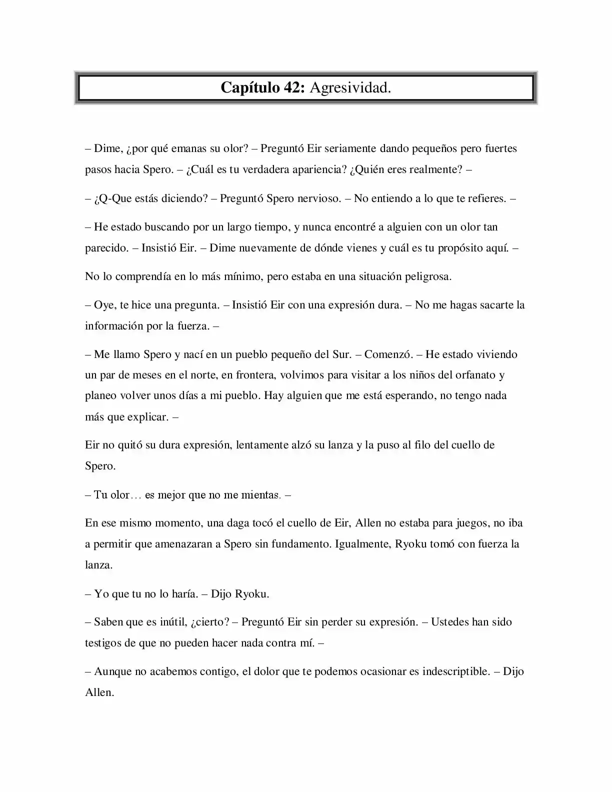 La Profecía Del Héroe (Novela) - Capítulo 42 - Página 1 - LectorTMOo