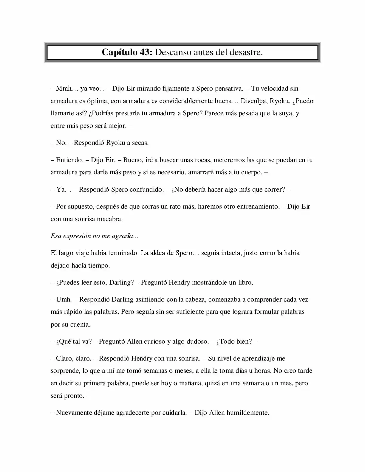 La Profecía Del Héroe (Novela) - Capítulo 43 - Página 1 - LectorTMOo