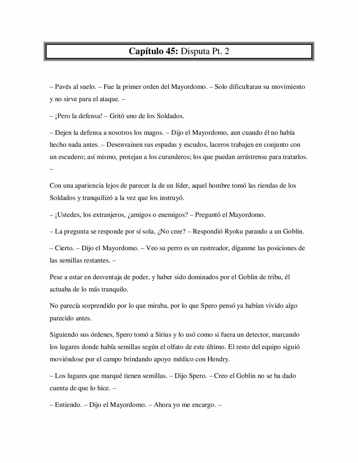 La Profecía Del Héroe (Novela) - Capítulo 45 - Página 1 - LectorTMOo