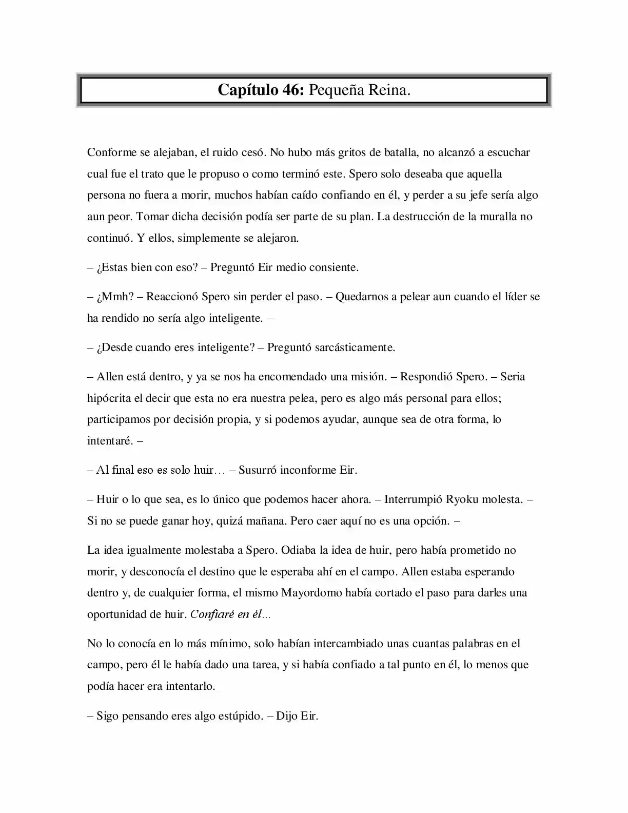 La Profecía Del Héroe (Novela) - Capítulo 46 - Página 1 - LectorTMOo