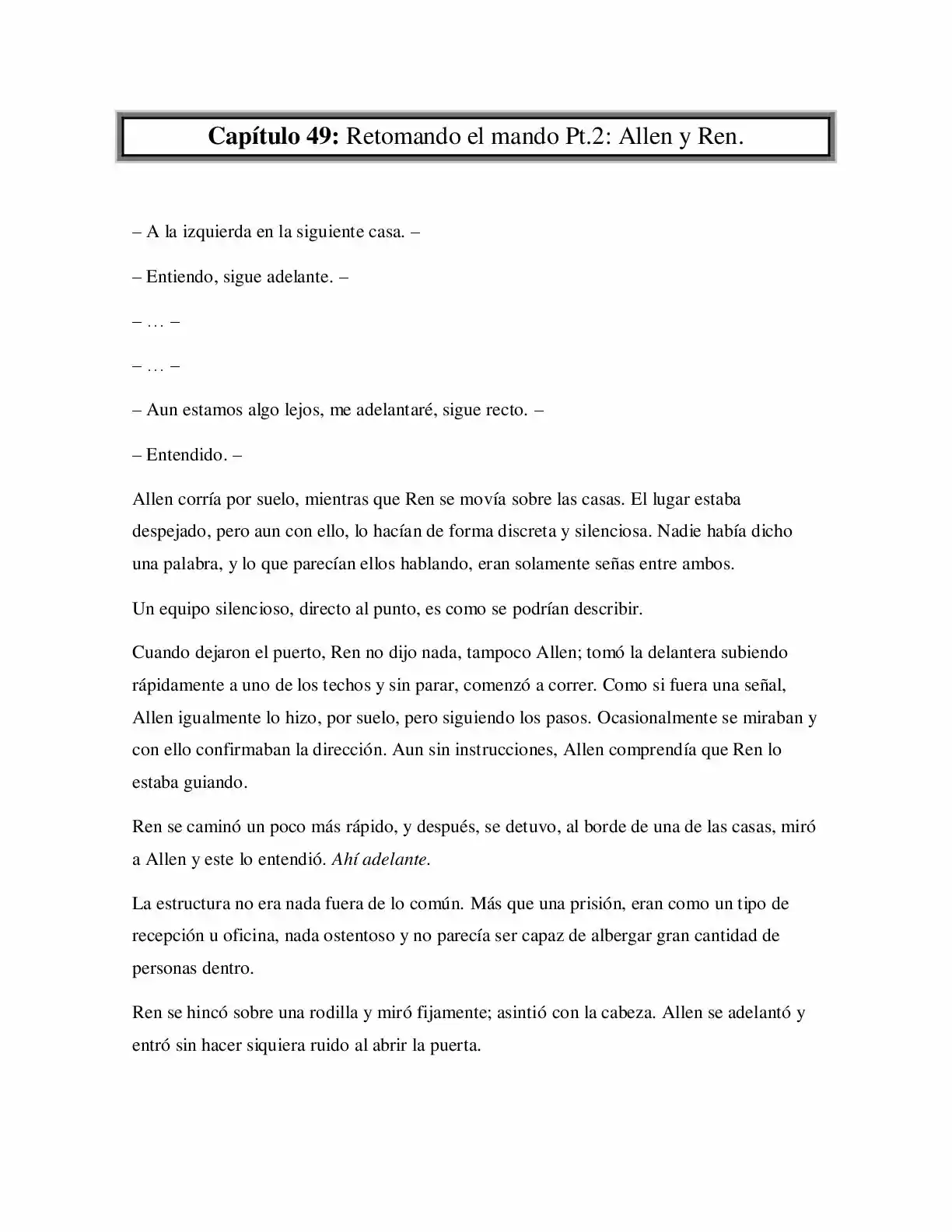 La Profecía Del Héroe (Novela) - Capítulo 49 - Página 1 - LectorTMOo