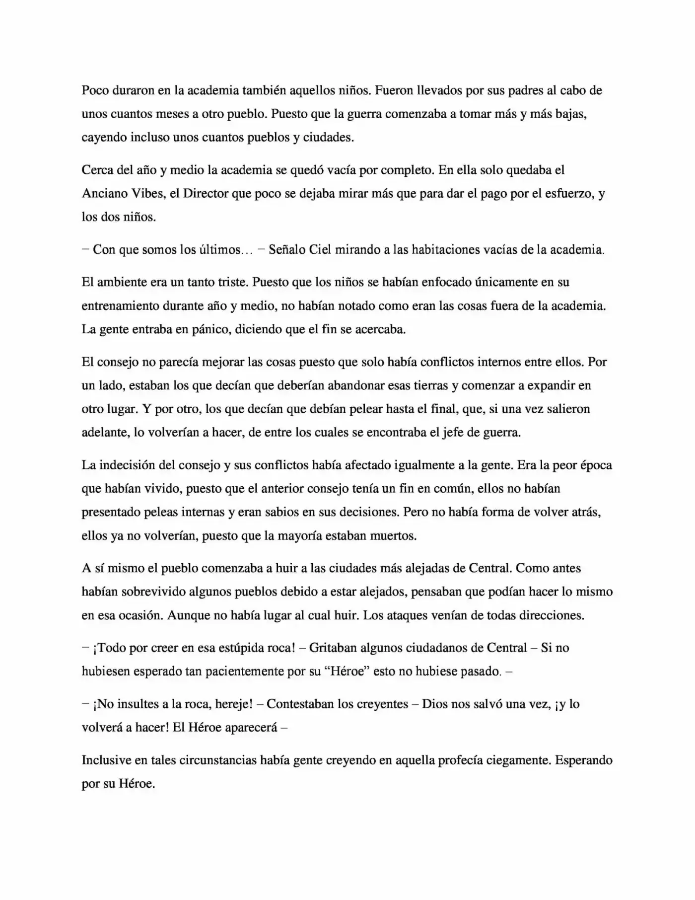La Profecía Del Héroe (Novela) - Capítulo 5 - Página 6 - LectorTMOo