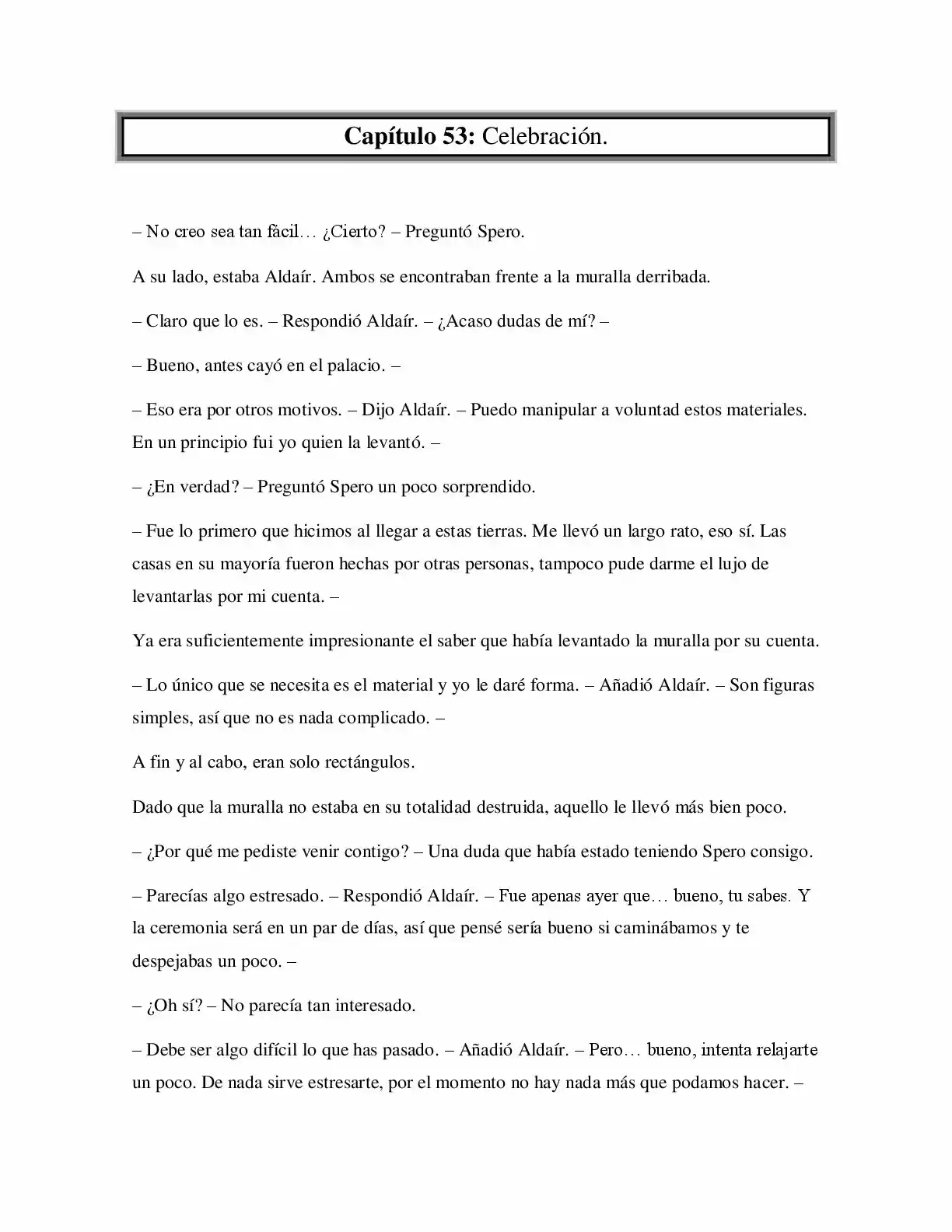 La Profecía Del Héroe (Novela) - Capítulo 53 - Página 1 - LectorTMOo