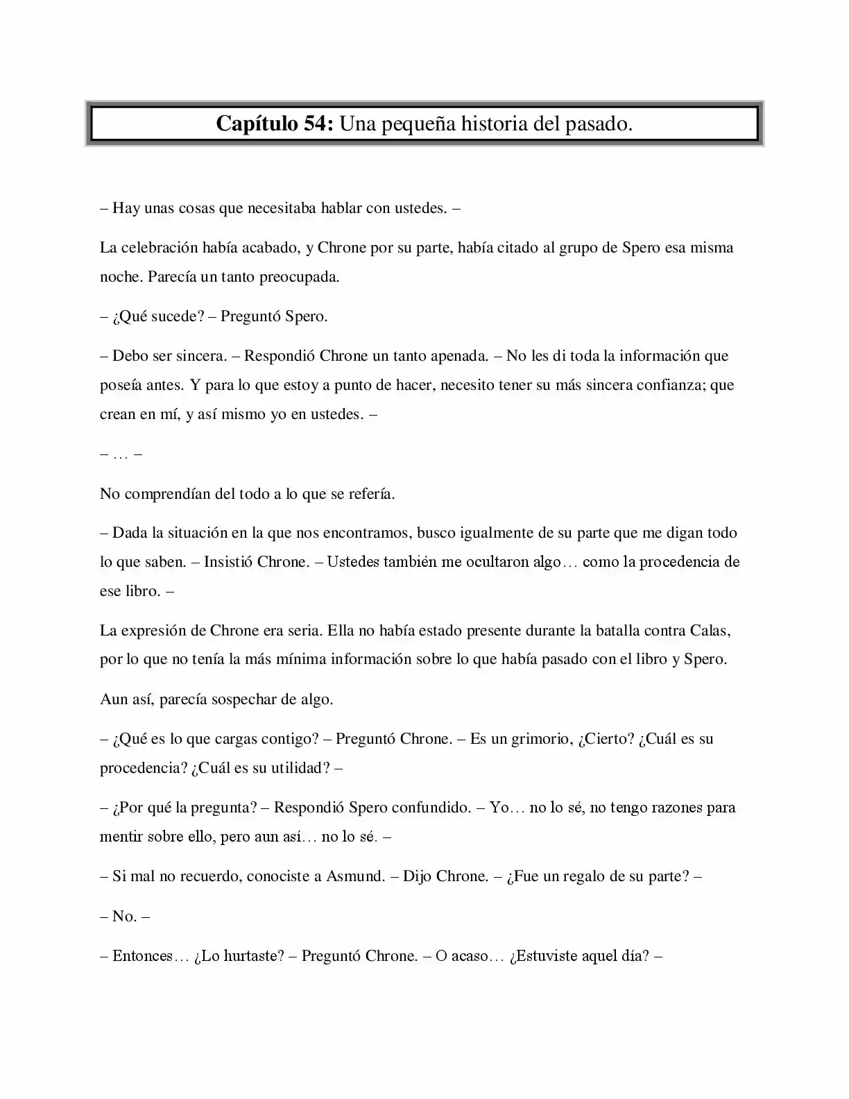 La Profecía Del Héroe (Novela) - Capítulo 54 - Página 1 - LectorTMOo