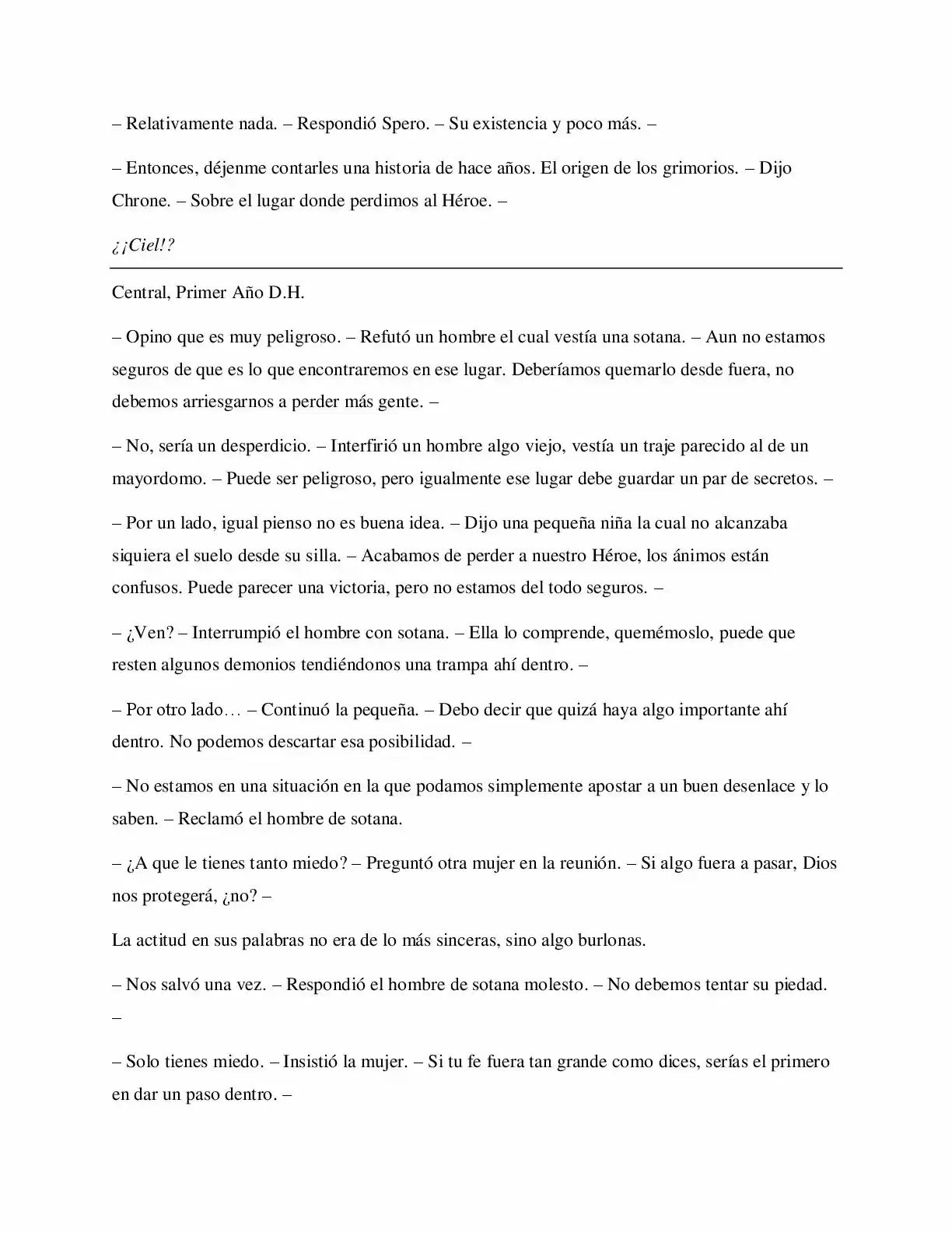 La Profecía Del Héroe (Novela) - Capítulo 54 - Página 3 - LectorTMOo