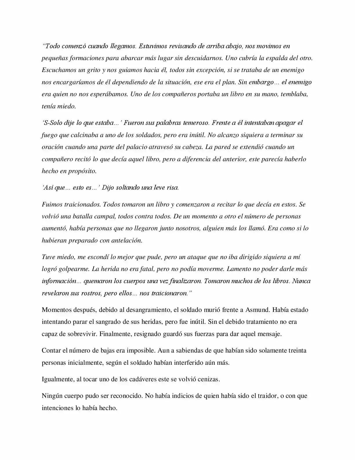 La Profecía Del Héroe (Novela) - Capítulo 54 - Página 8 - LectorTMOo