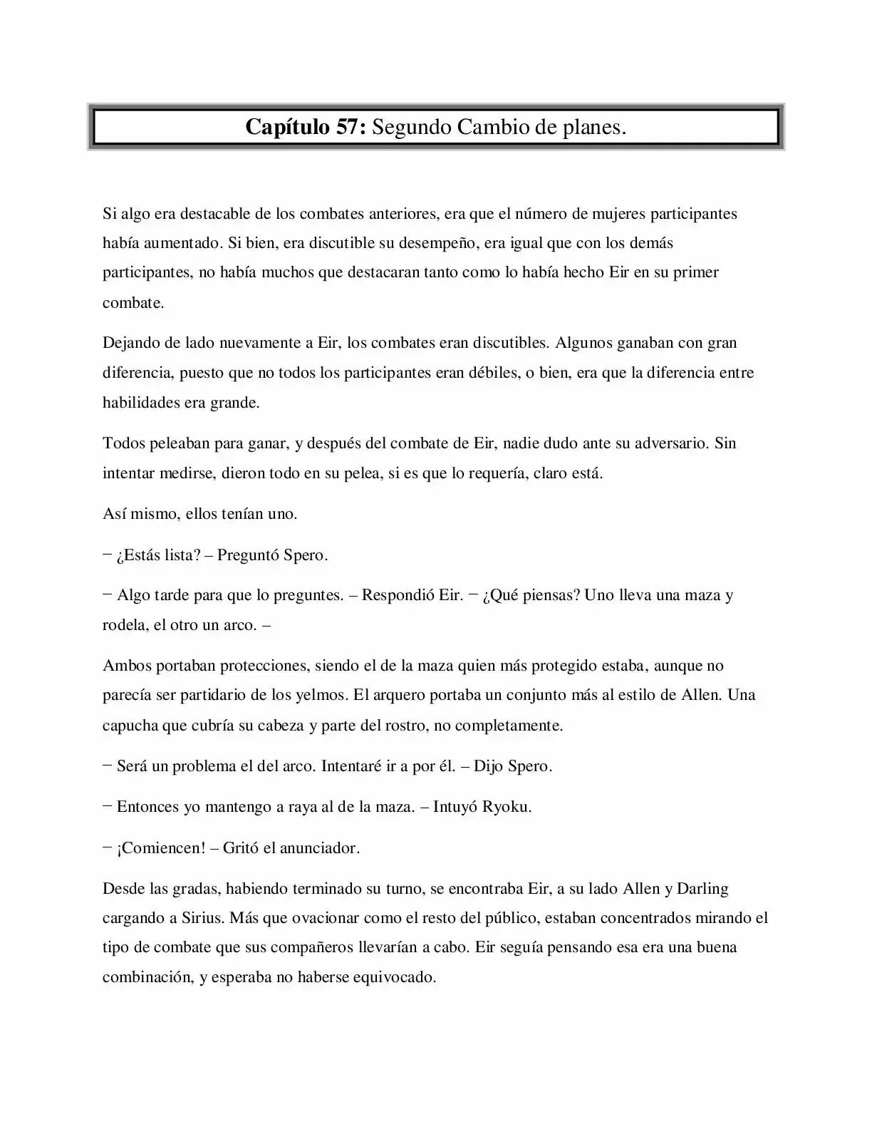 La Profecía Del Héroe (Novela) - Capítulo 57 - Página 1 - LectorTMOo