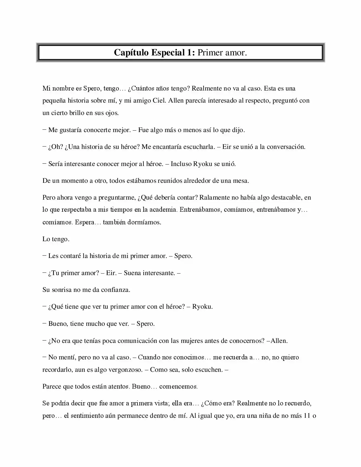 La Profecía Del Héroe (Novela) - Capítulo 58 - Página 1 - LectorTMOo
