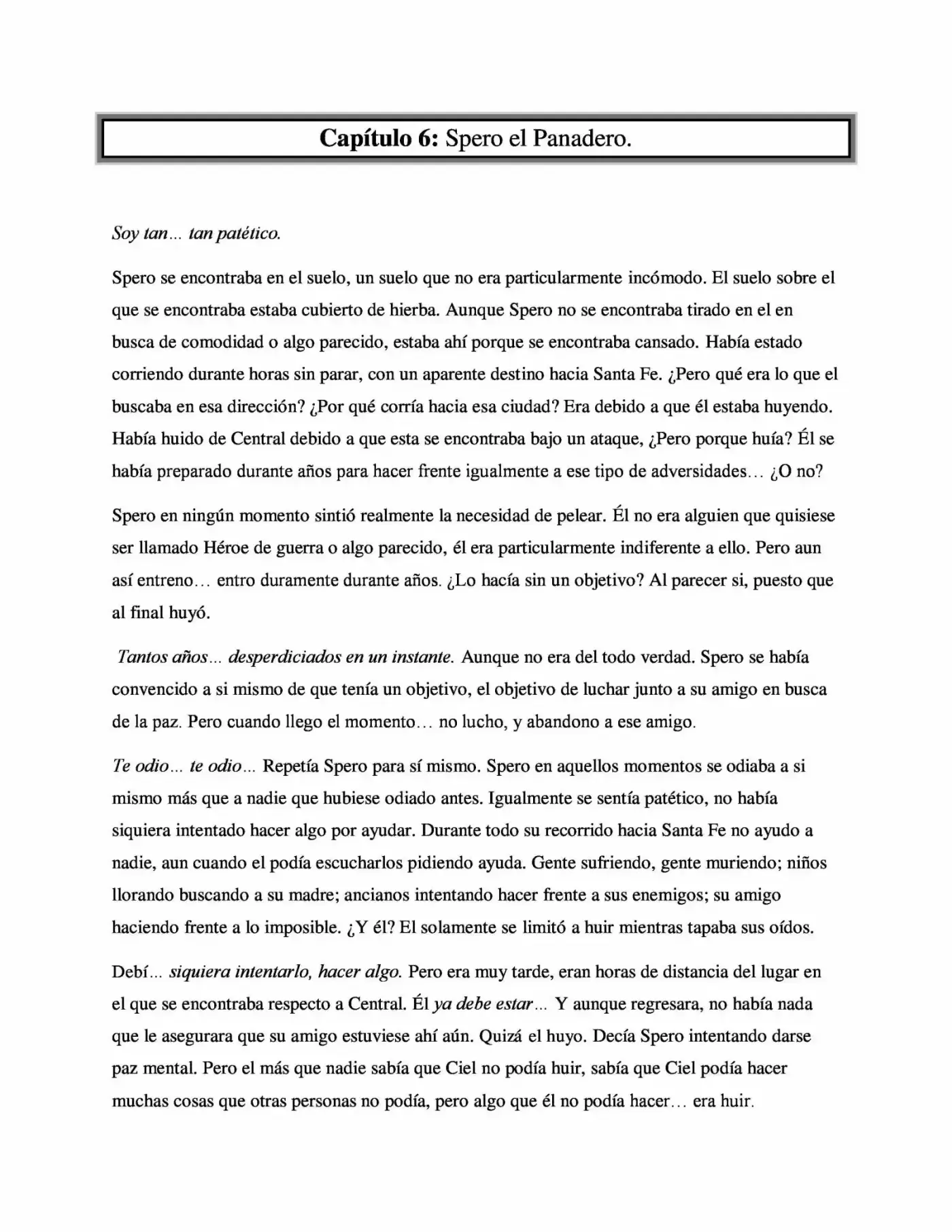 La Profecía Del Héroe (Novela) - Capítulo 6 - Página 1 - LectorTMOo