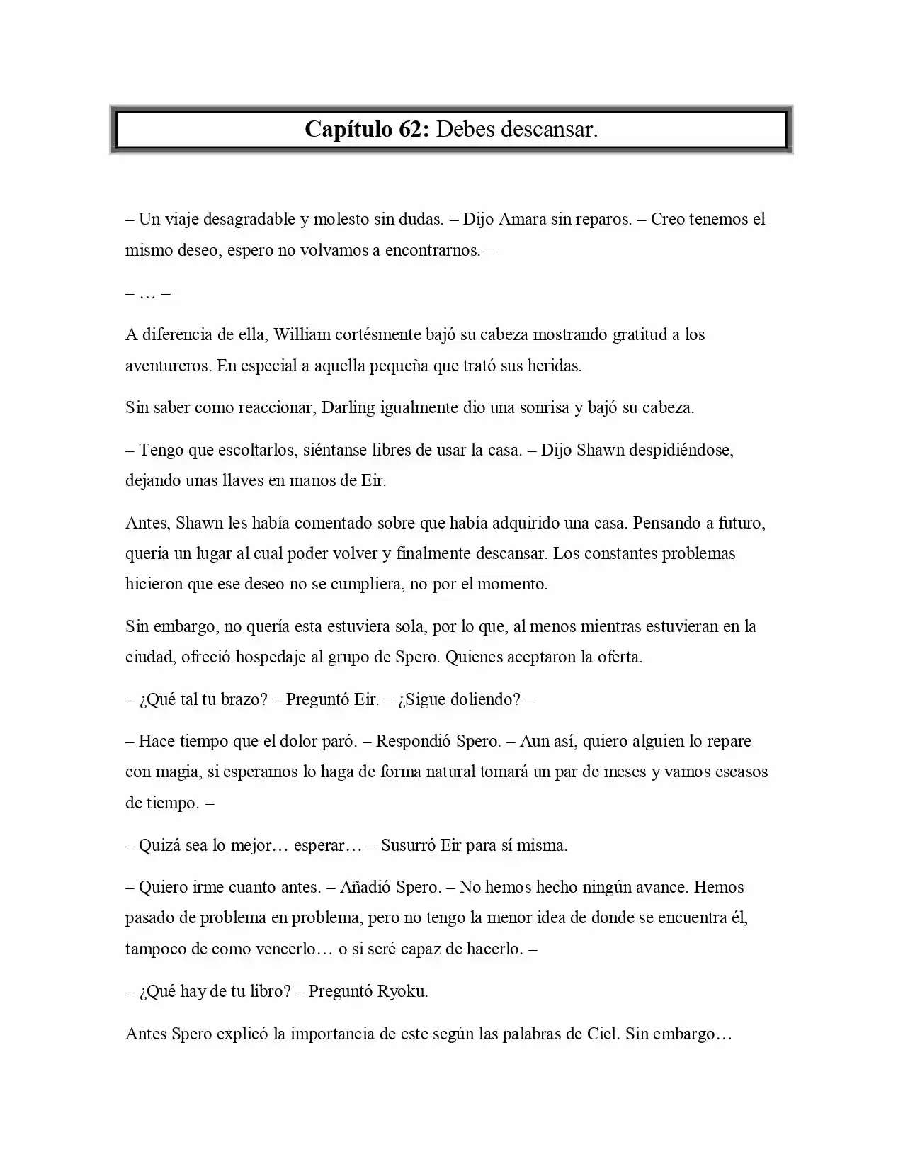 La Profecía Del Héroe (Novela) - Capítulo 63 - Página 1 - LectorTMOo