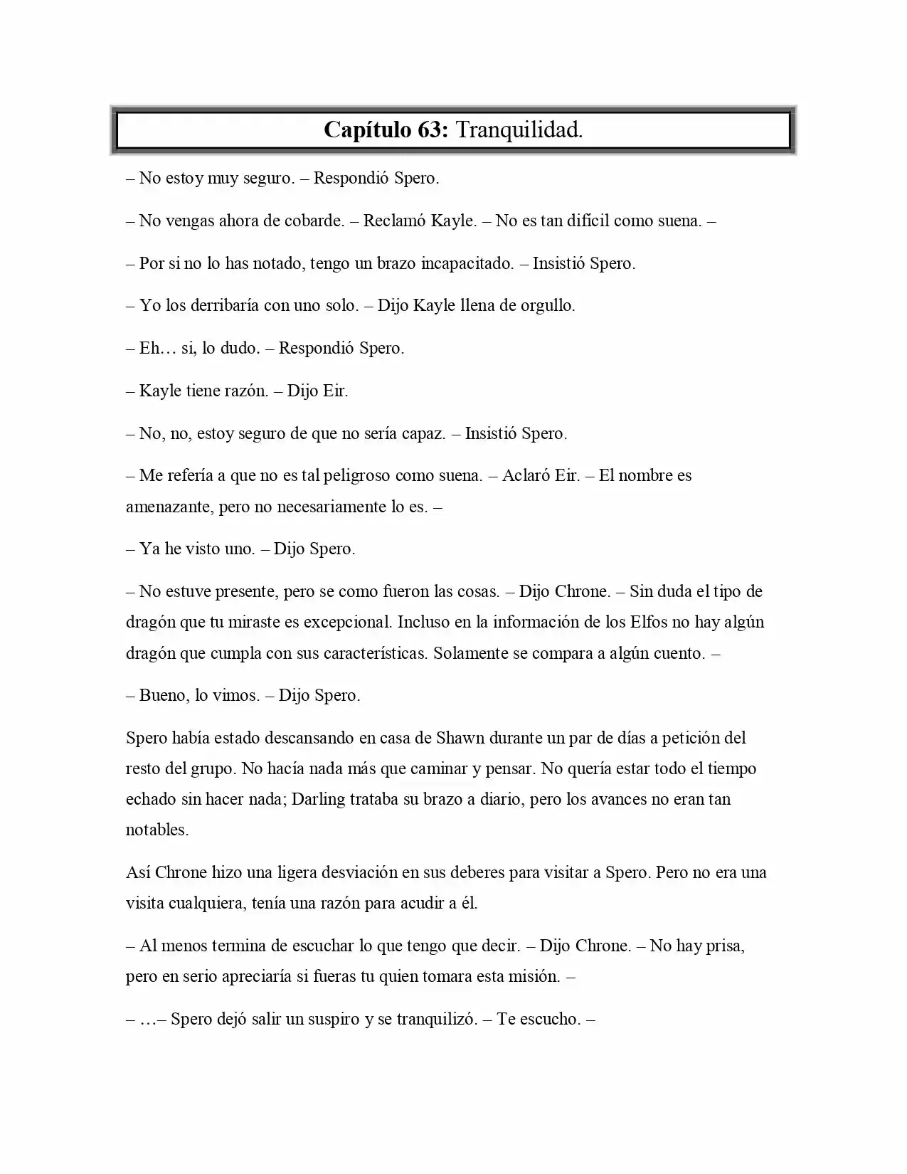 La Profecía Del Héroe (Novela) - Capítulo 64 - Página 1 - LectorTMOo