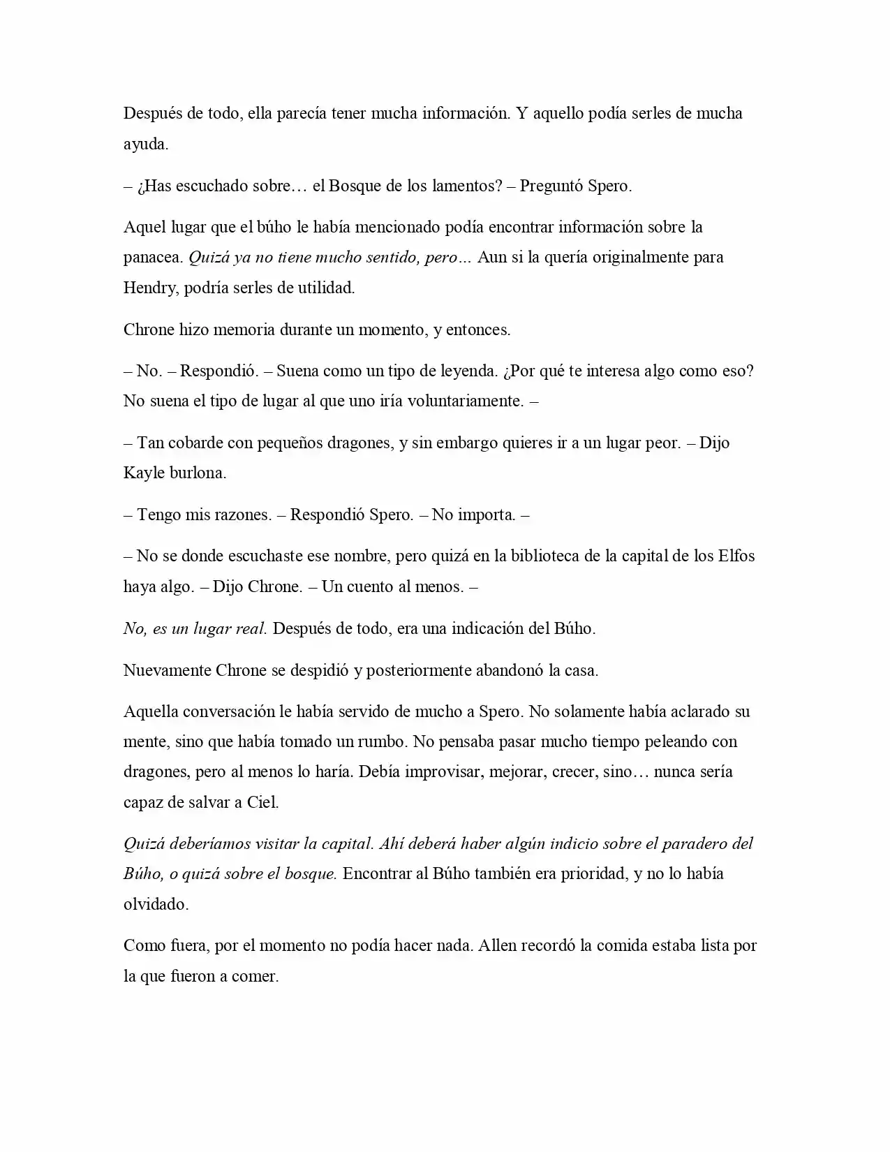 La Profecía Del Héroe (Novela) - Capítulo 64 - Página 11 - LectorTMOo