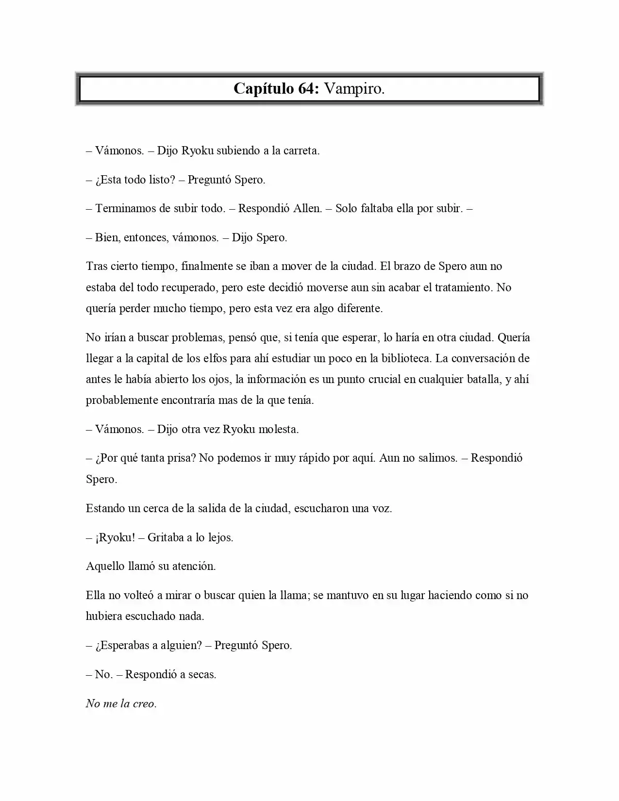 La Profecía Del Héroe (Novela) - Capítulo 65 - Página 1 - LectorTMOo