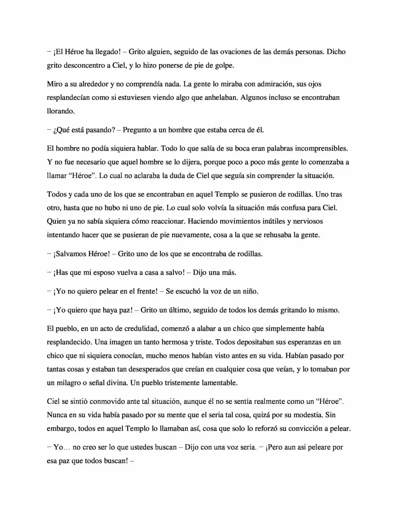 La Profecía Del Héroe (Novela) - Capítulo 7 - Página 6 - LectorTMOo