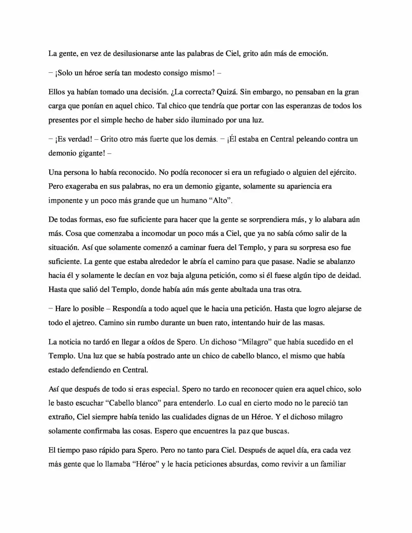 La Profecía Del Héroe (Novela) - Capítulo 7 - Página 7 - LectorTMOo