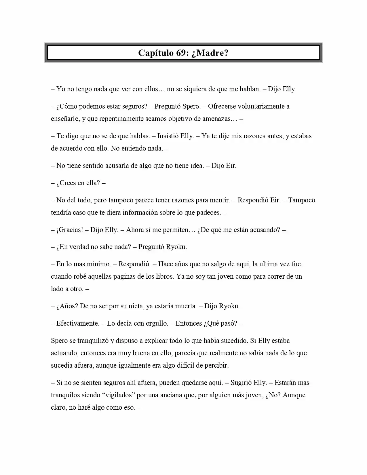 La Profecía Del Héroe (Novela) - Capítulo 70 - Página 1 - LectorTMOo