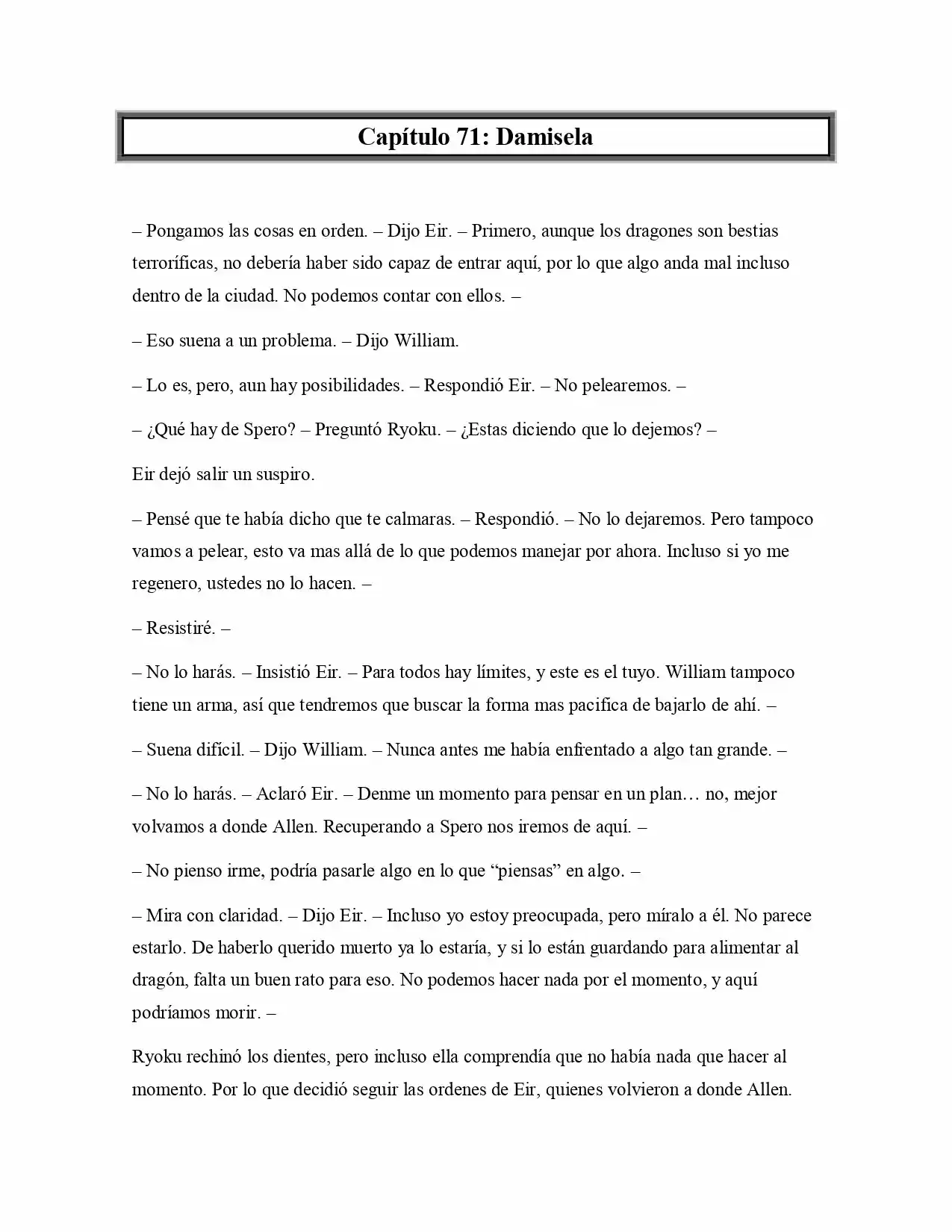La Profecía Del Héroe (Novela) - Capítulo 72 - Página 1 - LectorTMOo