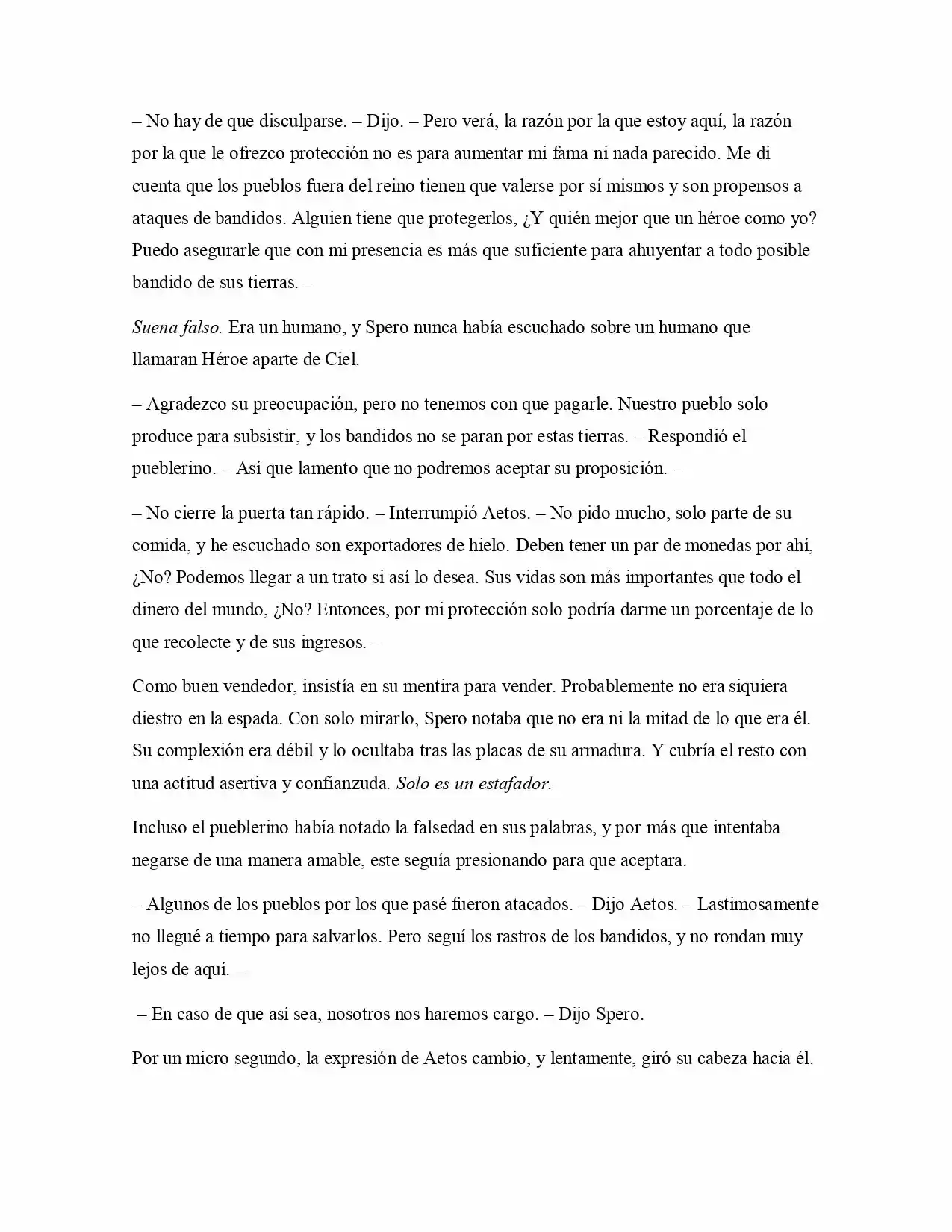 La Profecía Del Héroe (Novela) - Capítulo 74 - Página 8 - LectorTMOo