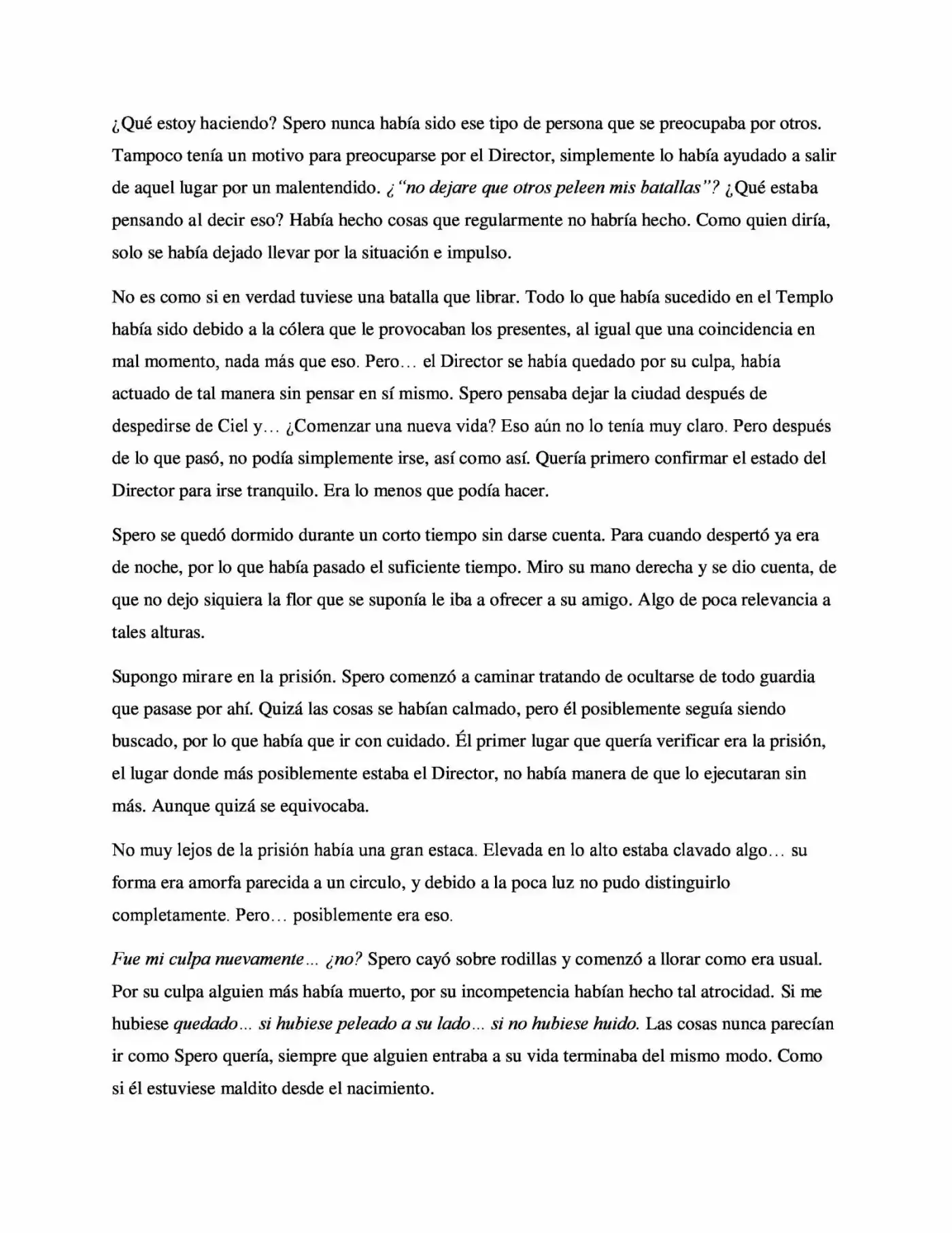 La Profecía Del Héroe (Novela) - Capítulo 8 - Página 8 - LectorTMOo