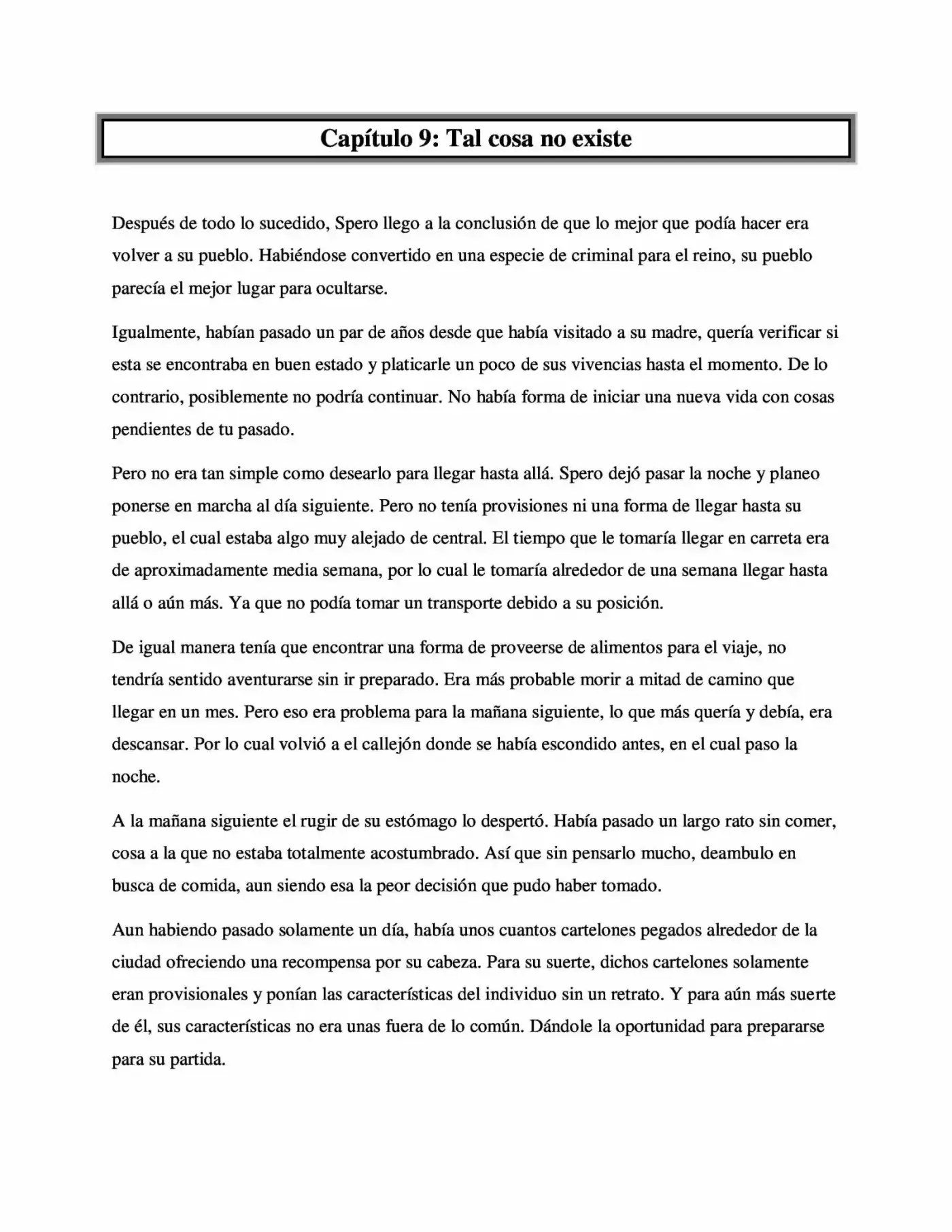 La Profecía Del Héroe (Novela) - Capítulo 9 - Página 1 - LectorTMOo