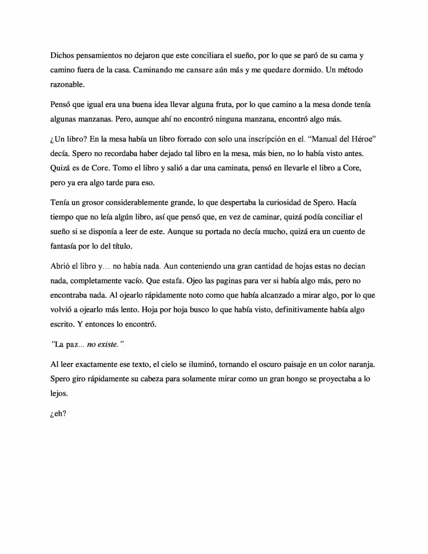 La Profecía Del Héroe (Novela) - Capítulo 9 - Página 16 - LectorTMOo