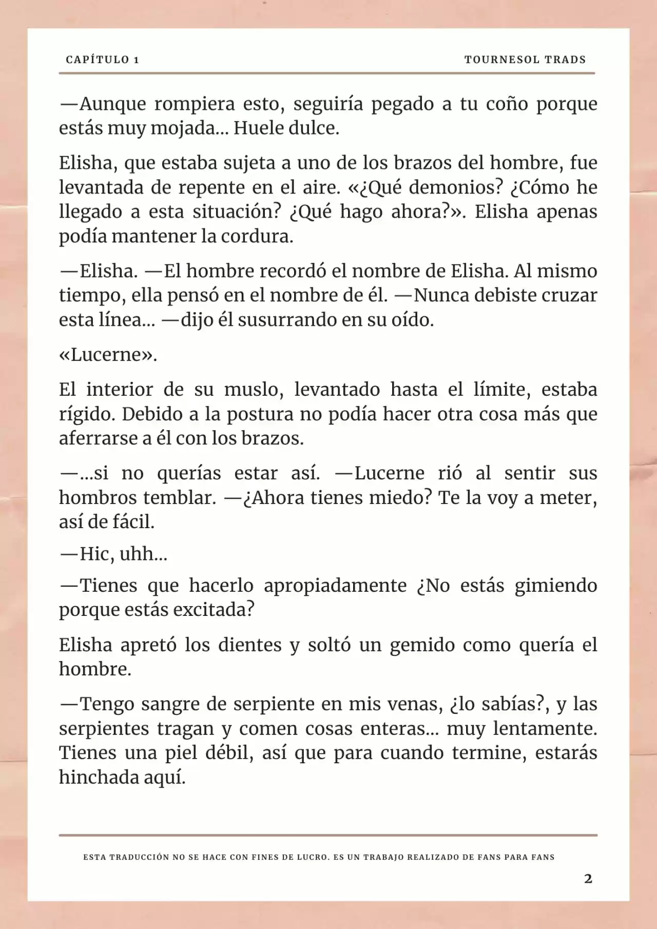 La Prometida Del Depredador (Novela) - Capítulo 1 - Página 3 - LectorTMOo