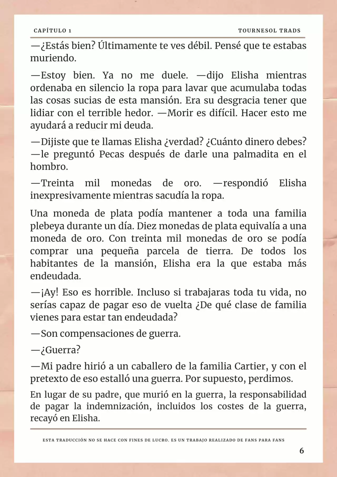 La Prometida Del Depredador (Novela) - Capítulo 1 - Página 7 - LectorTMOo
