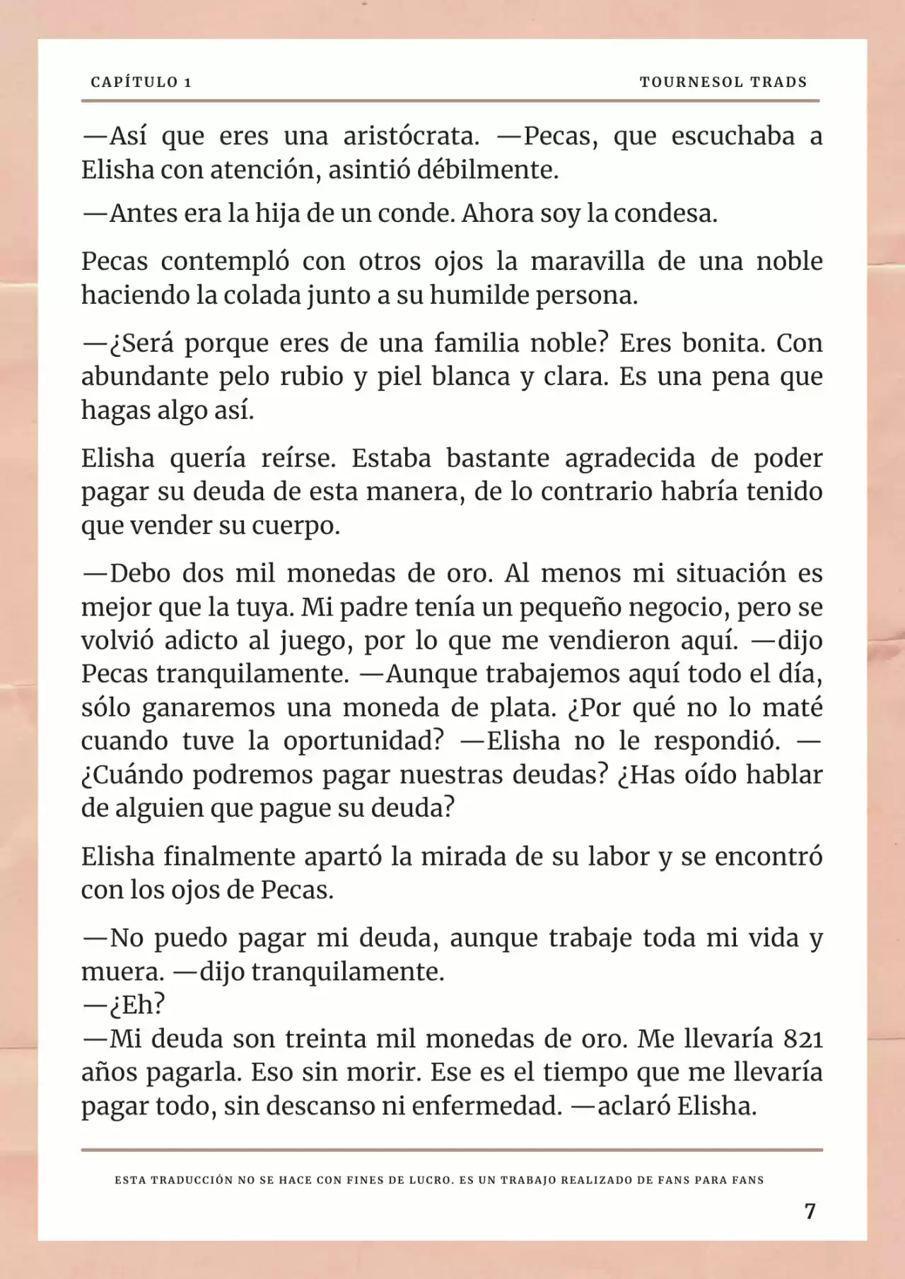 La Prometida Del Depredador (Novela) - Capítulo 1 - Página 8 - LectorTMOo