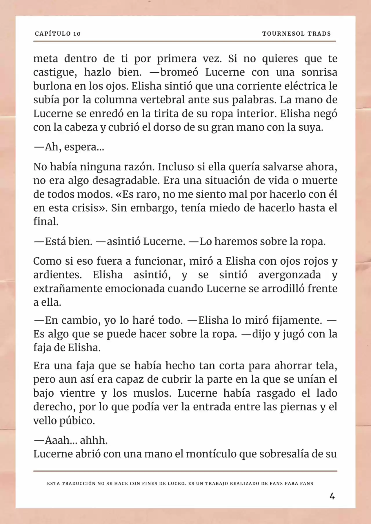 La Prometida Del Depredador (Novela) - Capítulo 10 - Página 5 - LectorTMOo