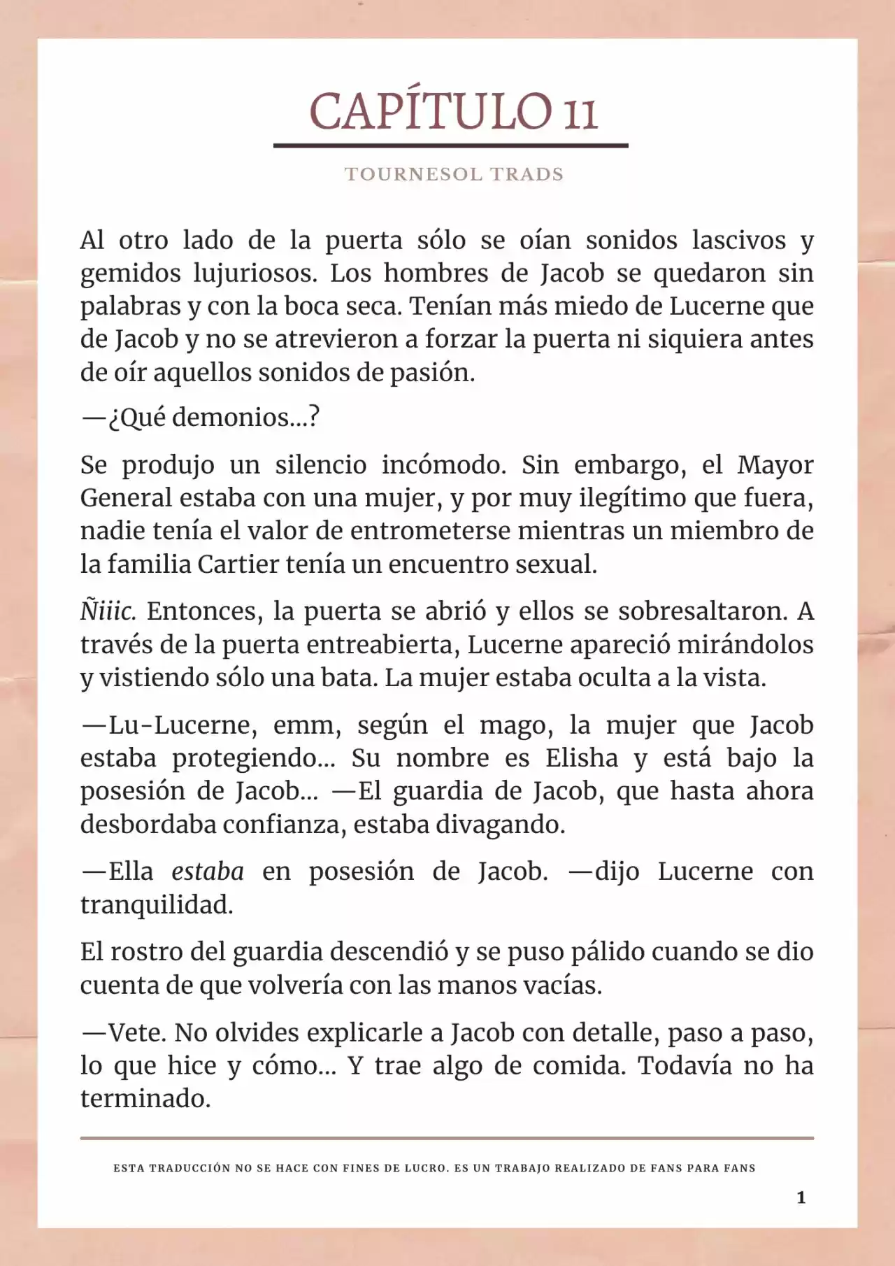 La Prometida Del Depredador (Novela) - Capítulo 11 - Página 2 - LectorTMOo