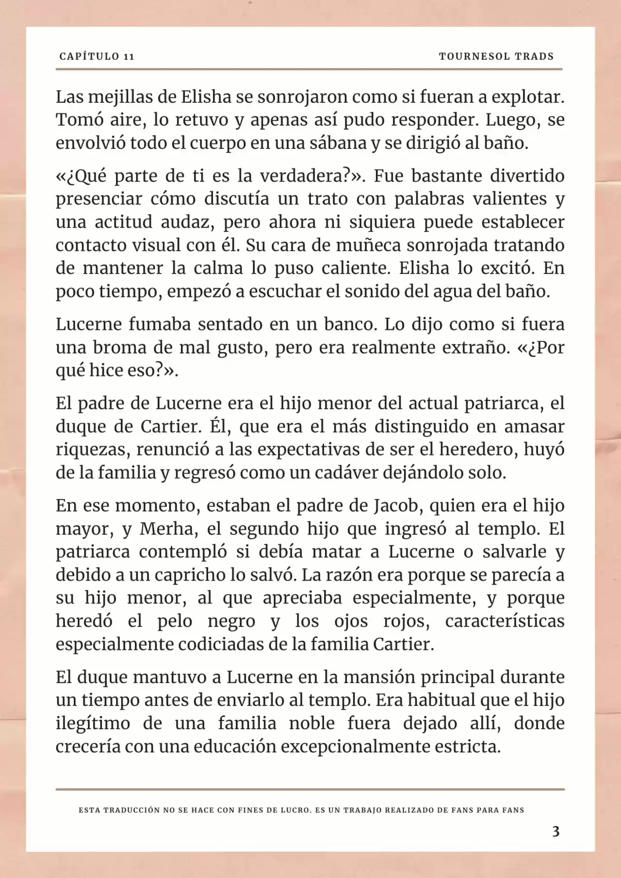 La Prometida Del Depredador (Novela) - Capítulo 11 - Página 4 - LectorTMOo