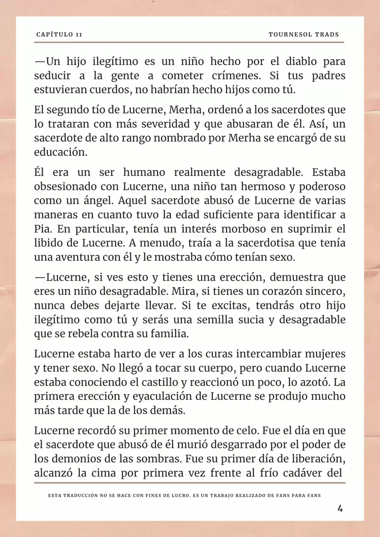 La Prometida Del Depredador (Novela) - Capítulo 11 - Página 5 - LectorTMOo